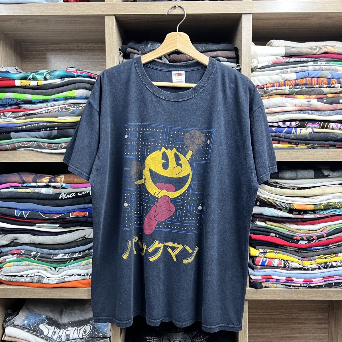 Vintage VTG PACMAN VIDEO GAME TEE Size US XL / EU 56 / 4 - 1 Thumbnail
