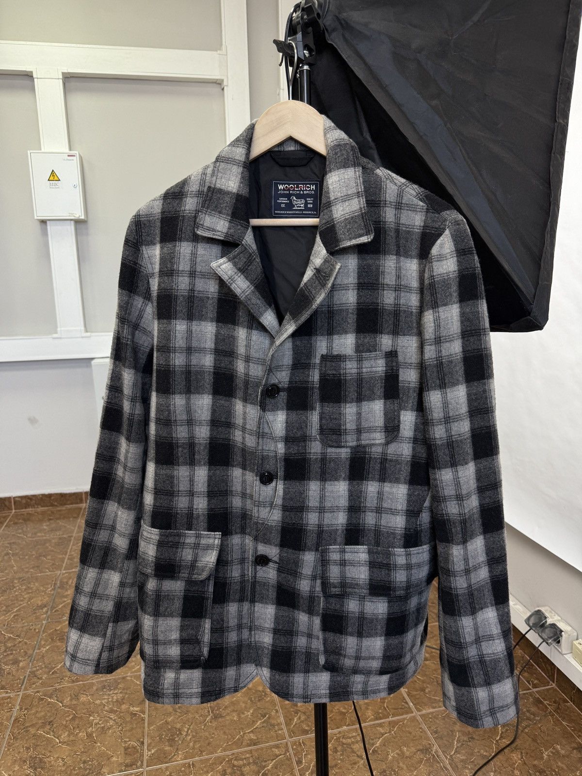 Woolrich Woolen Mills 🇺🇸 Woolrich John Rich Bros Wool Jacket Rare Retro Hype Y2K Size US L / EU 52-54 / 3 - 1 Thumbnail