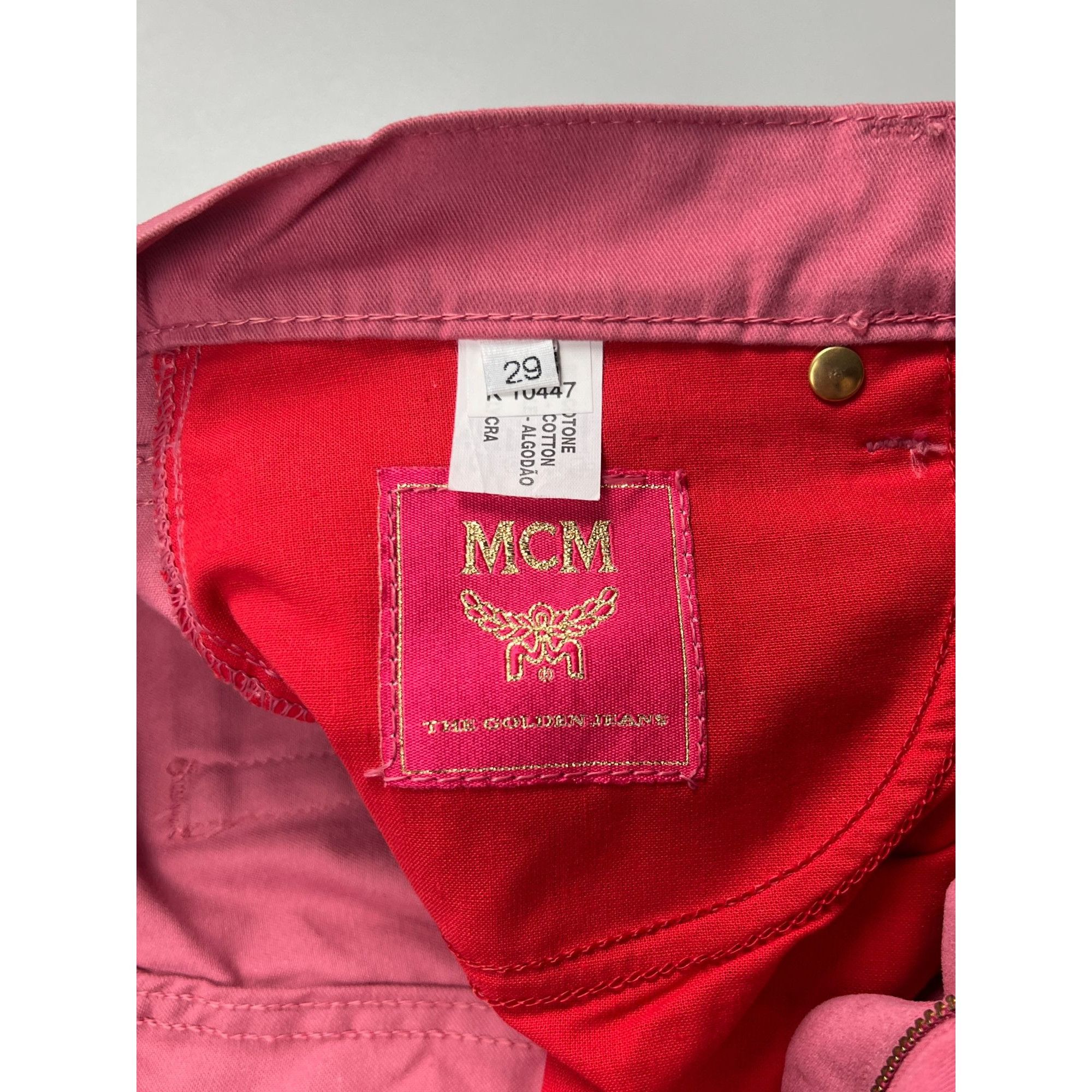 MCM MCM Pink Denim Jeans Pants (Y0838) Size 29" - 7 Thumbnail
