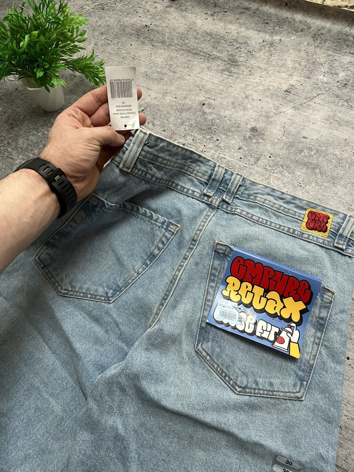Empyre Empyre Polar Sk8 Loose Fit Y2K Casual Hip-Hop Rap Jeans Size US 30 / EU 46 - 4 Thumbnail