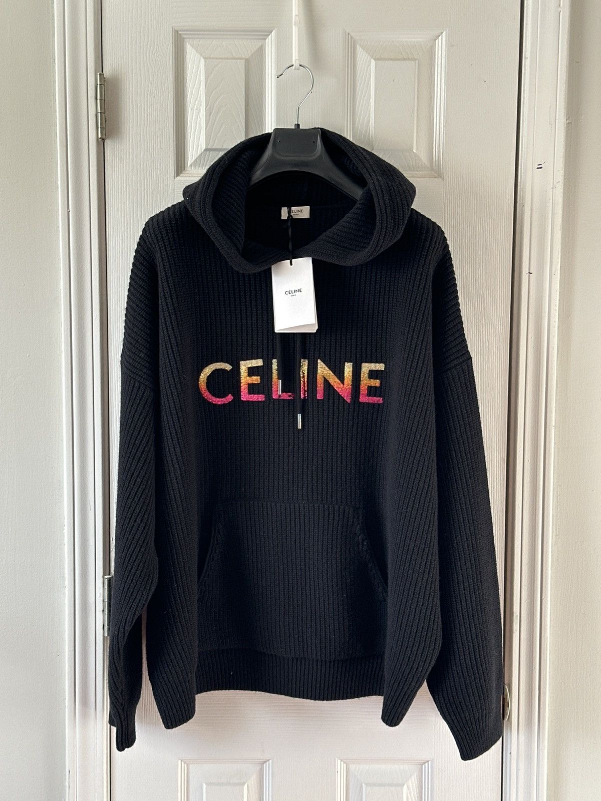 Celine Celine Hoodie size XL Size US XL / EU 56 / 4 - 1 Thumbnail