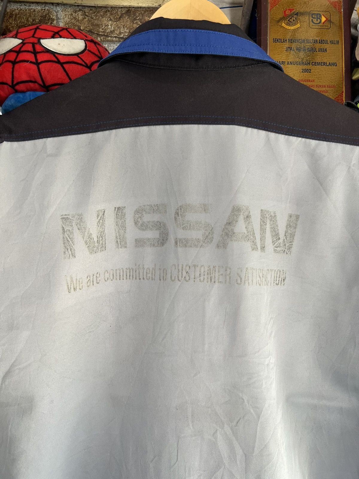 Nissan 🔥Vintage Nissan Uniform Work Jacket Size US L / EU 52-54 / 3 - 16 Thumbnail