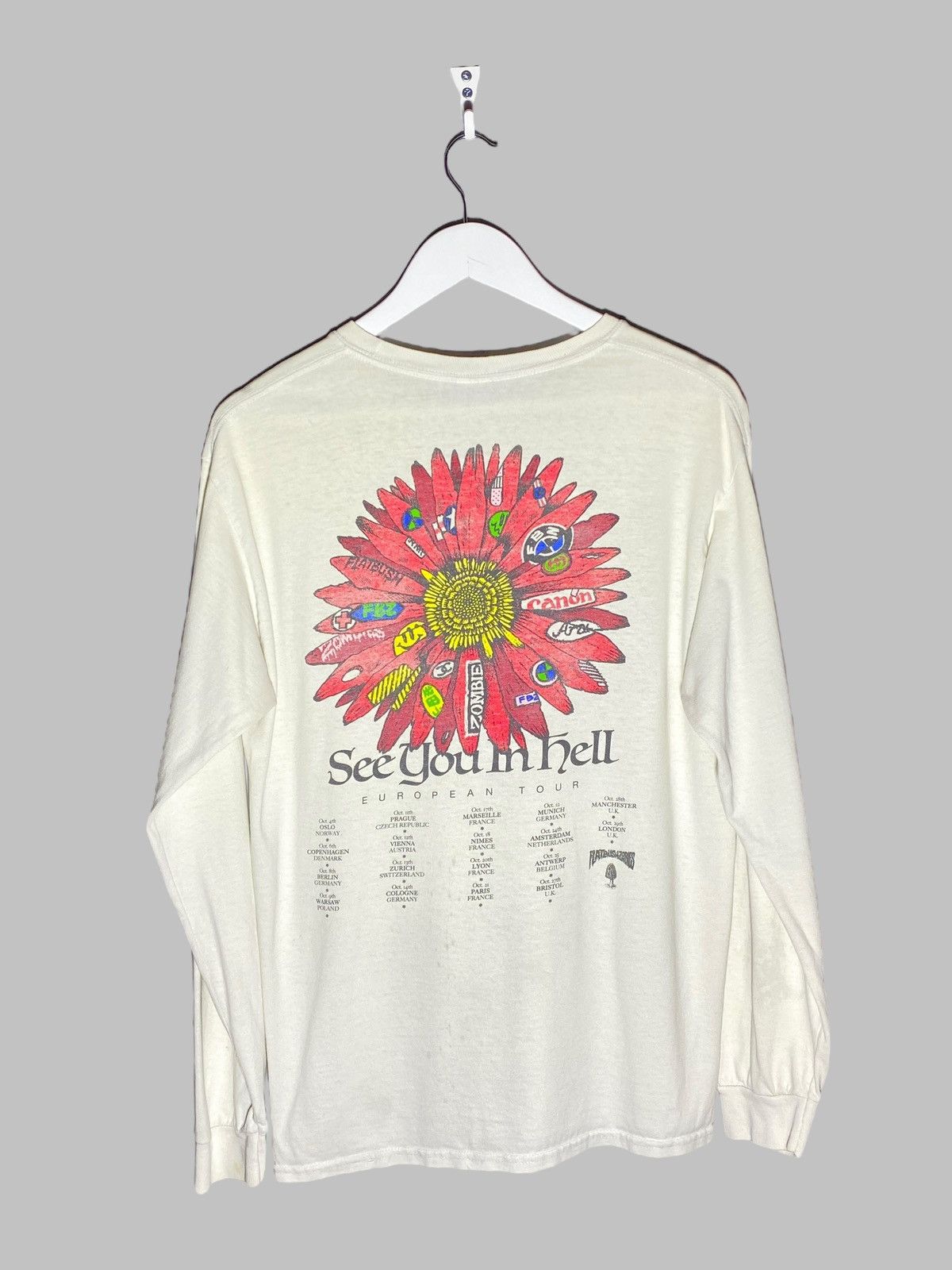 Band Tees 🔥 FLATBUSH ZOMBIES TOUR SHIRT SEE YOU IN HELL VINTAGE STYLE Size US M / EU 48-50 / 2 - 1 Thumbnail