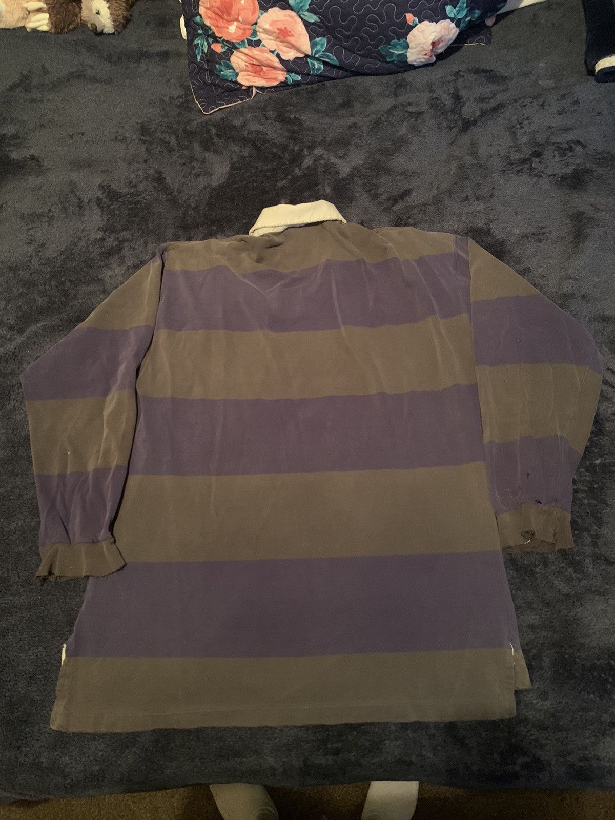 Vintage Striped Sweater Y2K Streetwear Emo Punk Opium Scene Baggy 00 Size US XL / EU 56 / 4 - 8 Thumbnail