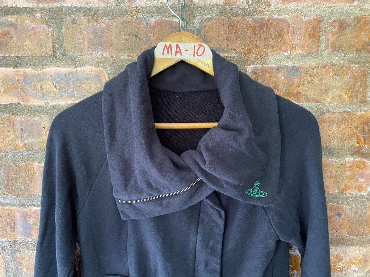 Vivienne Westwood 2000s Shawls colar embroideries logo sweat jacket Size S / US 4 / IT 40 - 3 Thumbnail