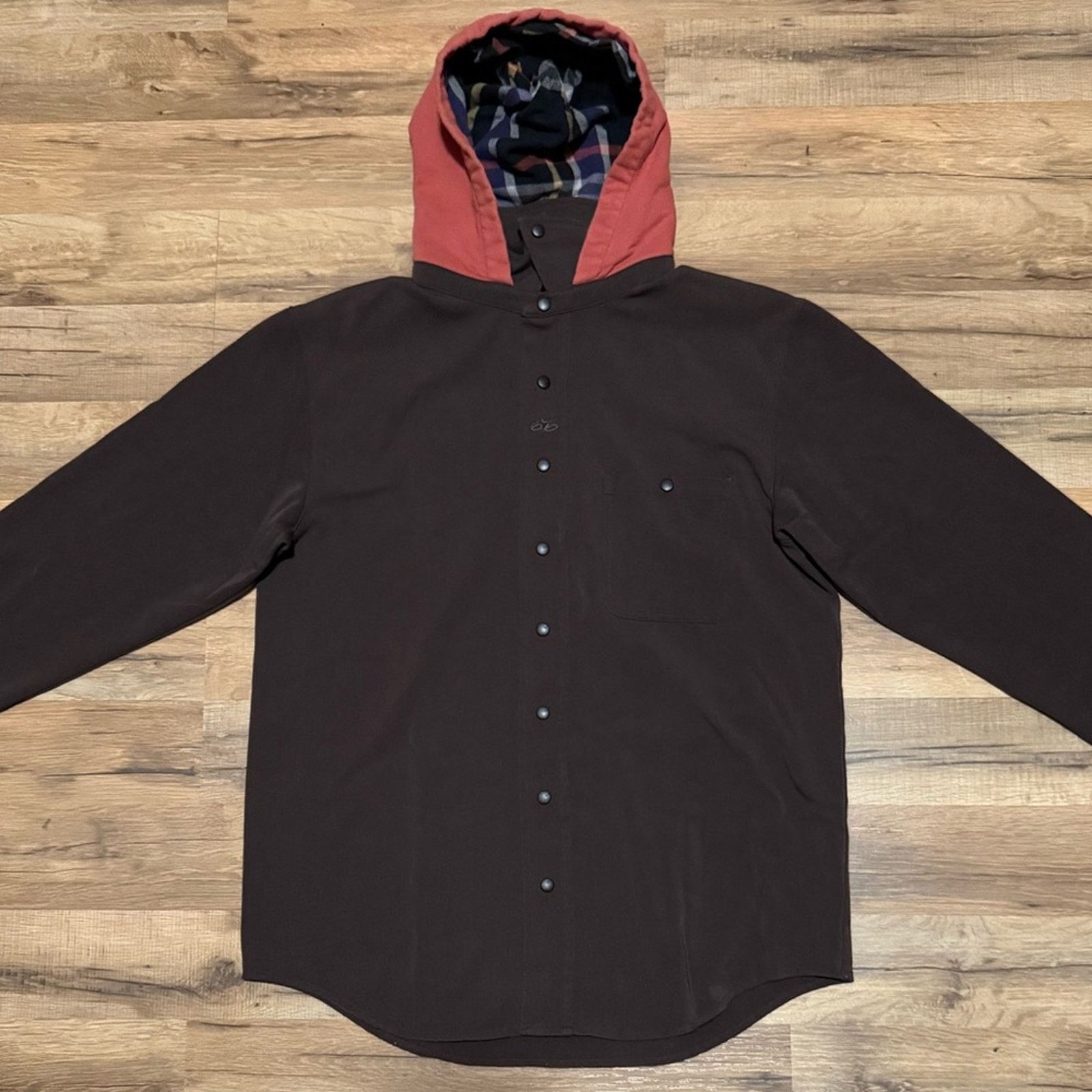 Nike Y2K Nike 6.0 Center Swoosh Button Up Long Sleeve Hoodie Size US M / EU 48-50 / 2 - 2 Thumbnail