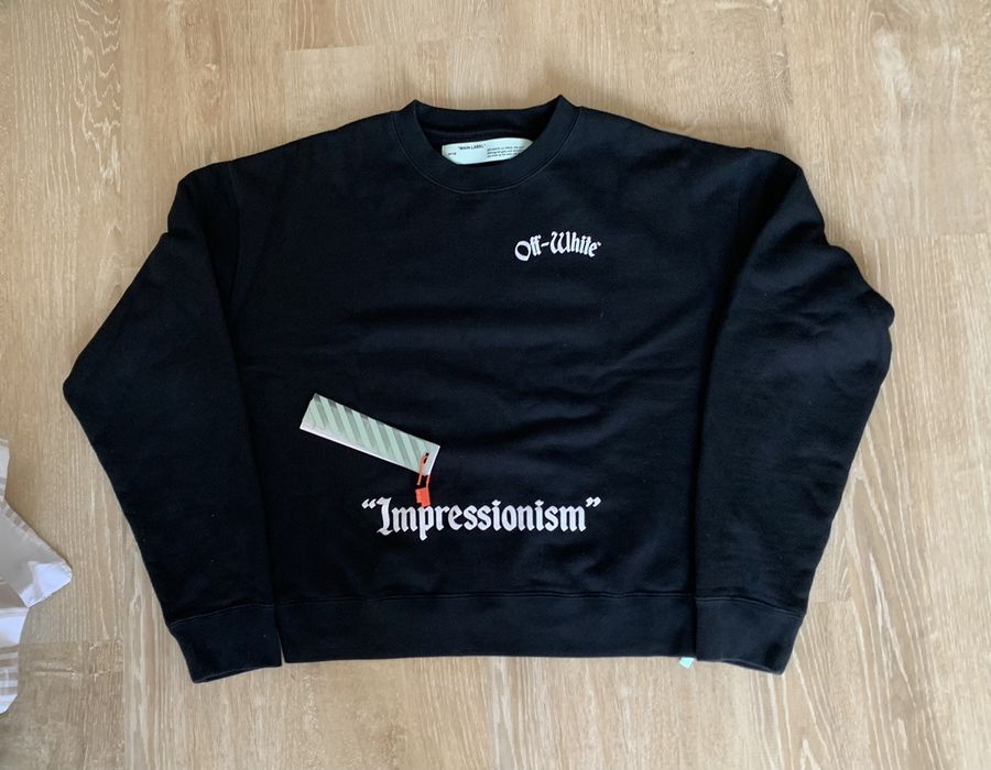 Off white impressionism discount sweatshirt