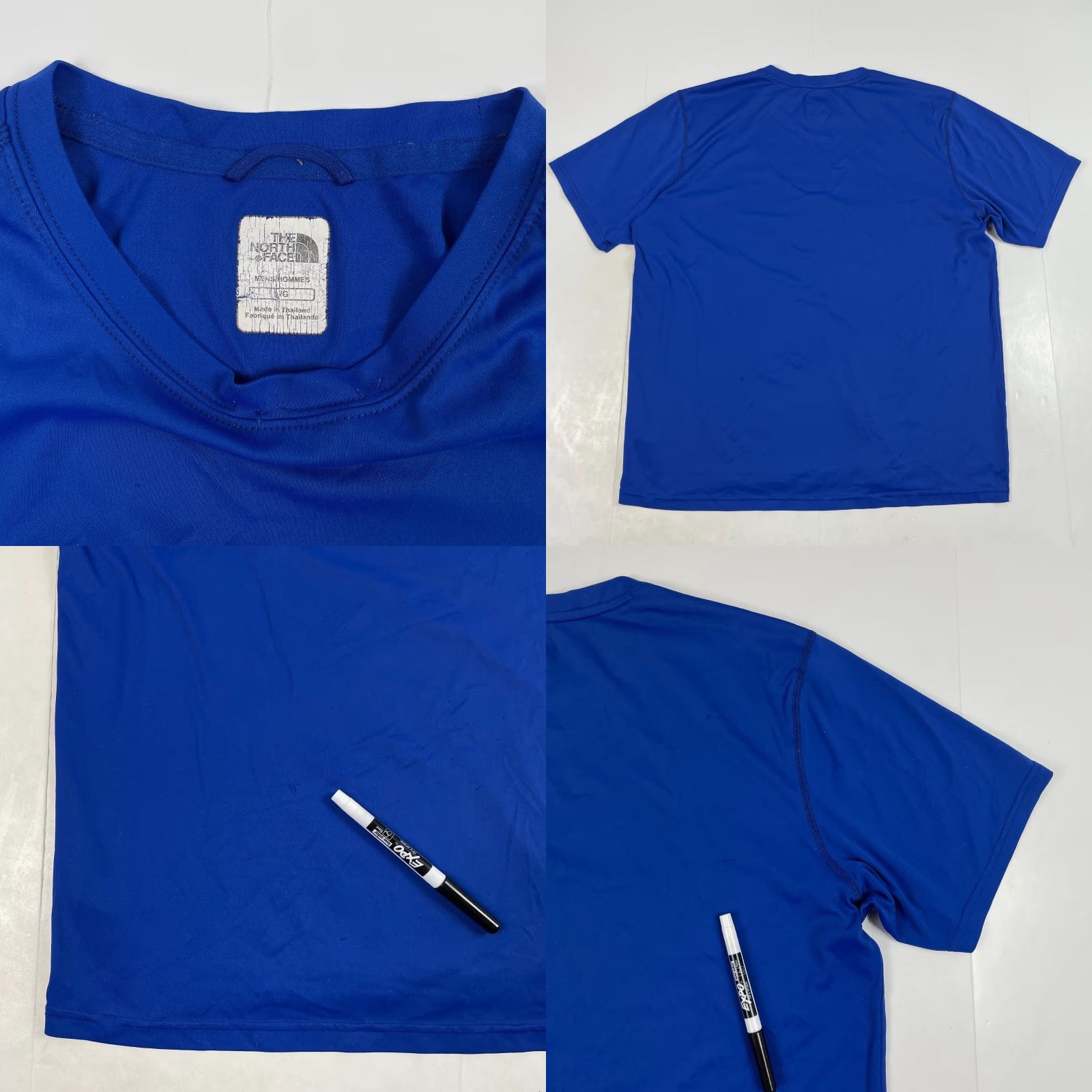 The North Face The North Face Shirt Mens Large Blue Vaporwick Short Sleeve Hiking Gym Workout Size US L / EU 52-54 / 3 - 8 Thumbnail