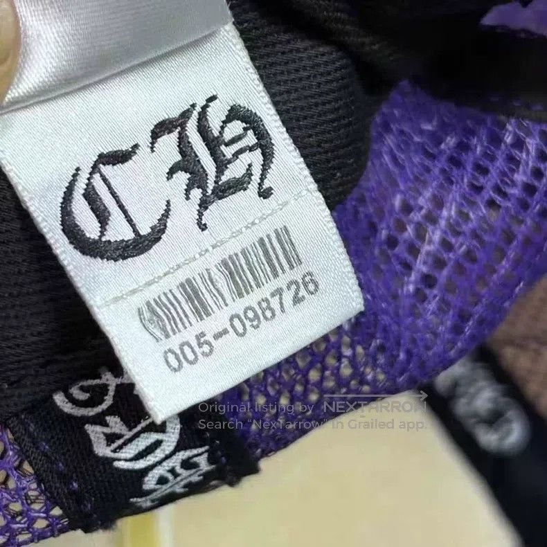 Chrome Hearts CHROME HEARTS Size OS Pink purple white CH letter baseball Size ONE SIZE - 5 Thumbnail