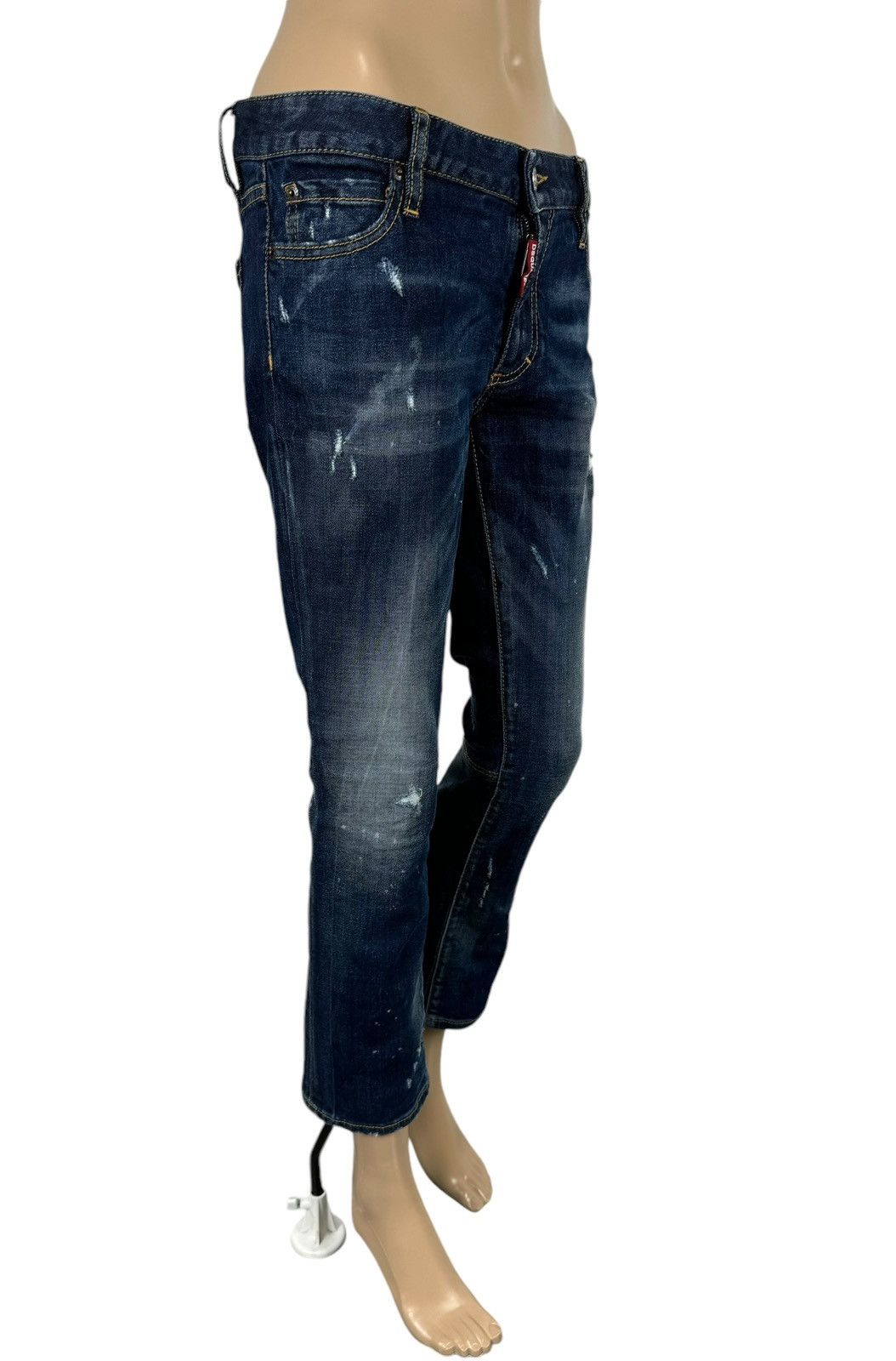 Dsquared2 Dsquared2 Runway Rlare Cropped Jeans size 40 Size 27" / US 4 / IT 40 - 6 Thumbnail