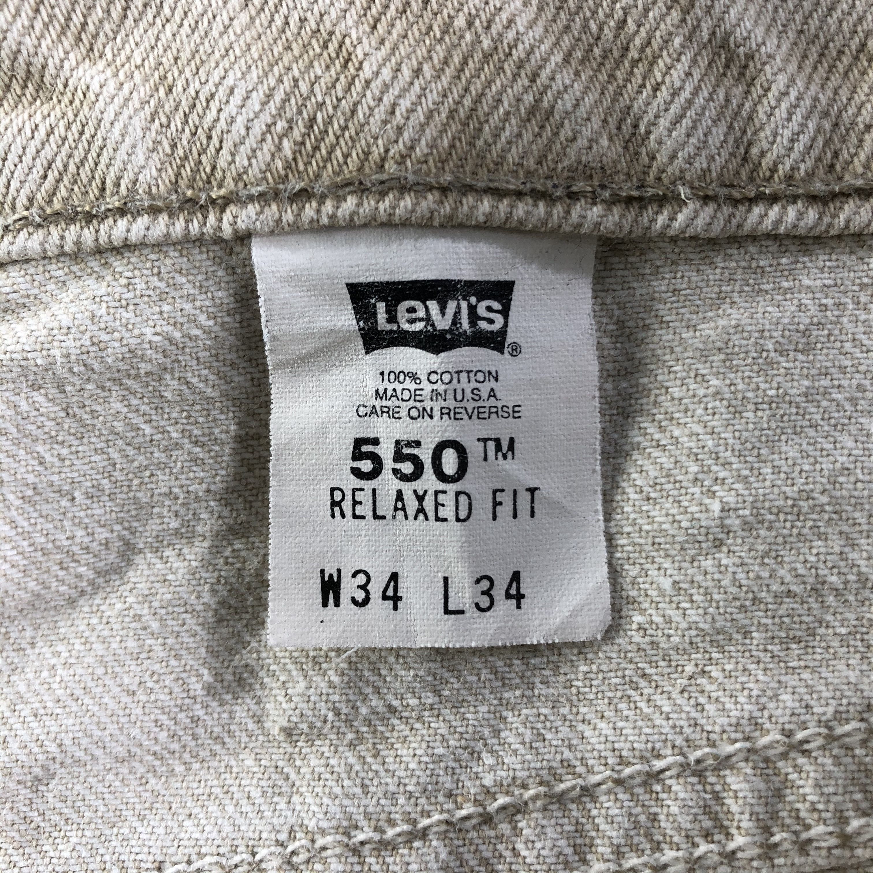 Levi's 90s Vintage Levis 550 Jeans-J3078 Size US 34 / EU 50 - 9 Thumbnail