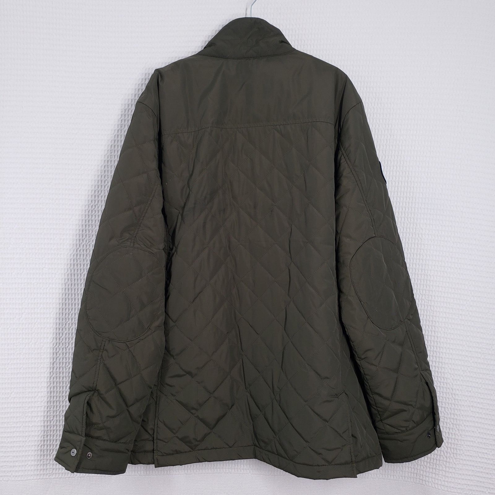 Roots Roots 73 Diamond Quilted Jacket Mens XL Olive Green Zip Size US XL / EU 56 / 4 - 2 Thumbnail