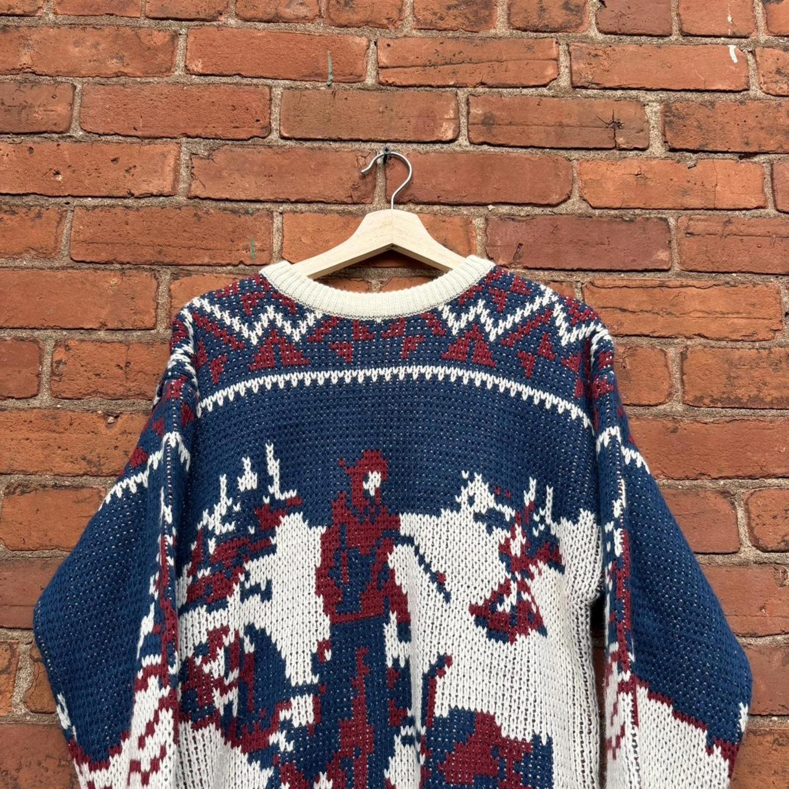 Other vintage moosehead trail nature scene knit sweater S 90s Size US S / EU 44-46 / 1 - 3 Thumbnail