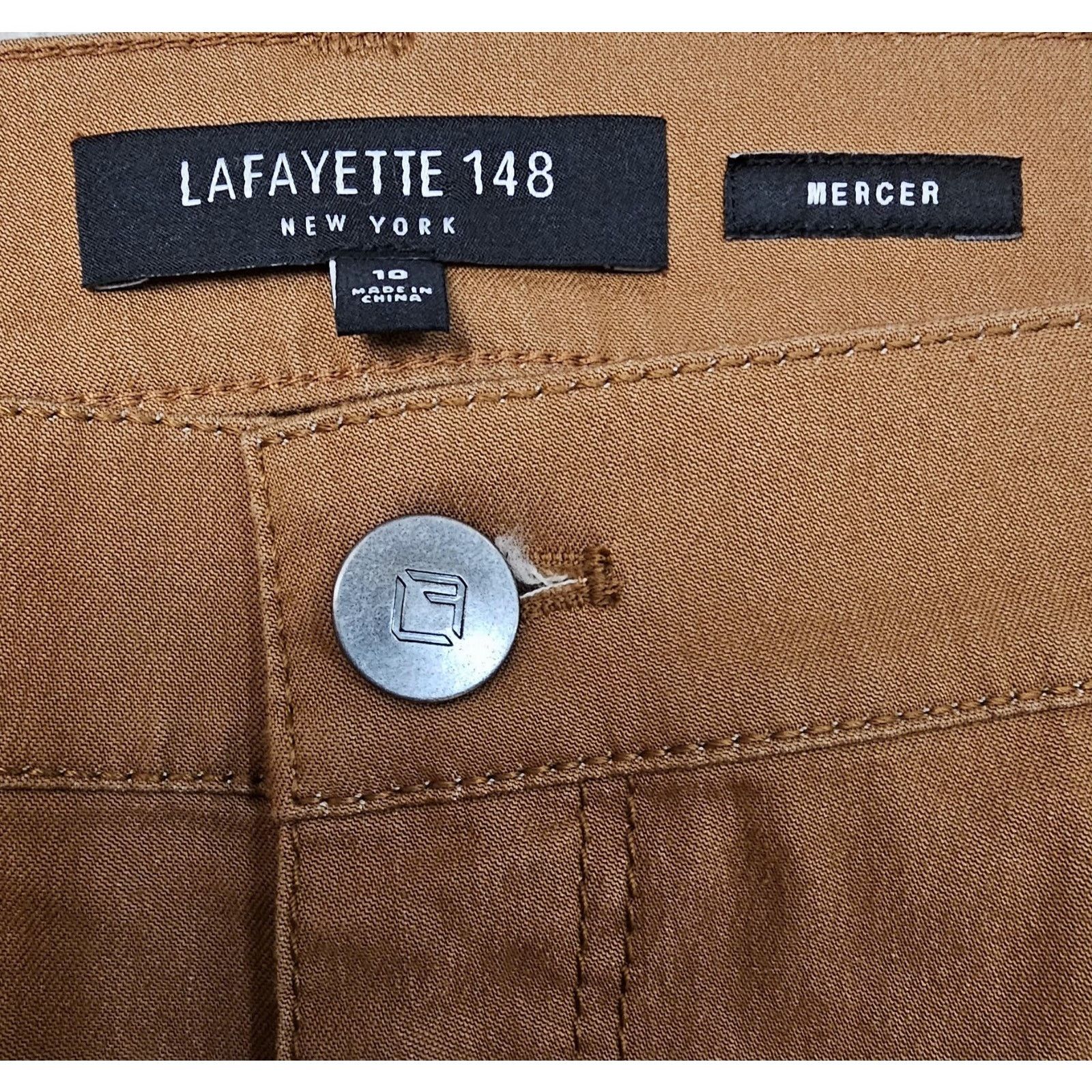 Lafayette 148 lafayette 148 New York Mercer-Primo Mid-Rise Skinny 10 Size 31" - 4 Thumbnail