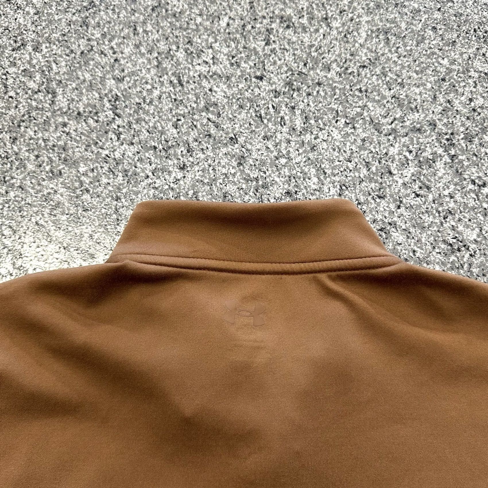 Under Armour Under Armour Pullover Shirt Mens Small Brown 1/4 Zip Movement Long Sleeve Mock Neck Athletic Zip Top Regular Size S Brown Mens Size US S / EU 44-46 / 1 - 7 Thumbnail