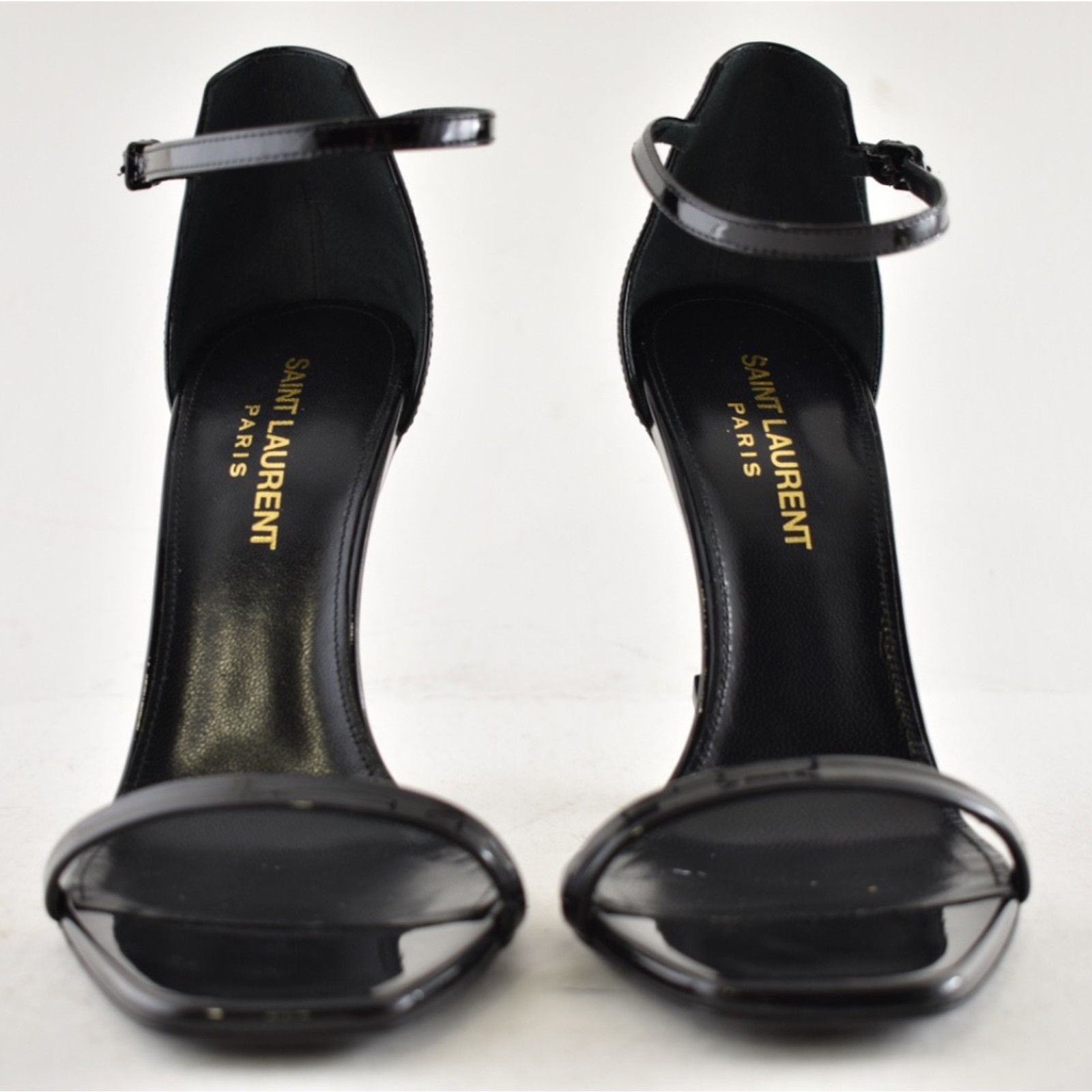 Yves Saint Laurent Saint Laurent Opyum 110 Black Patent Leather YSL Logo Size US 6.5 / IT 36.5 - 7 Thumbnail