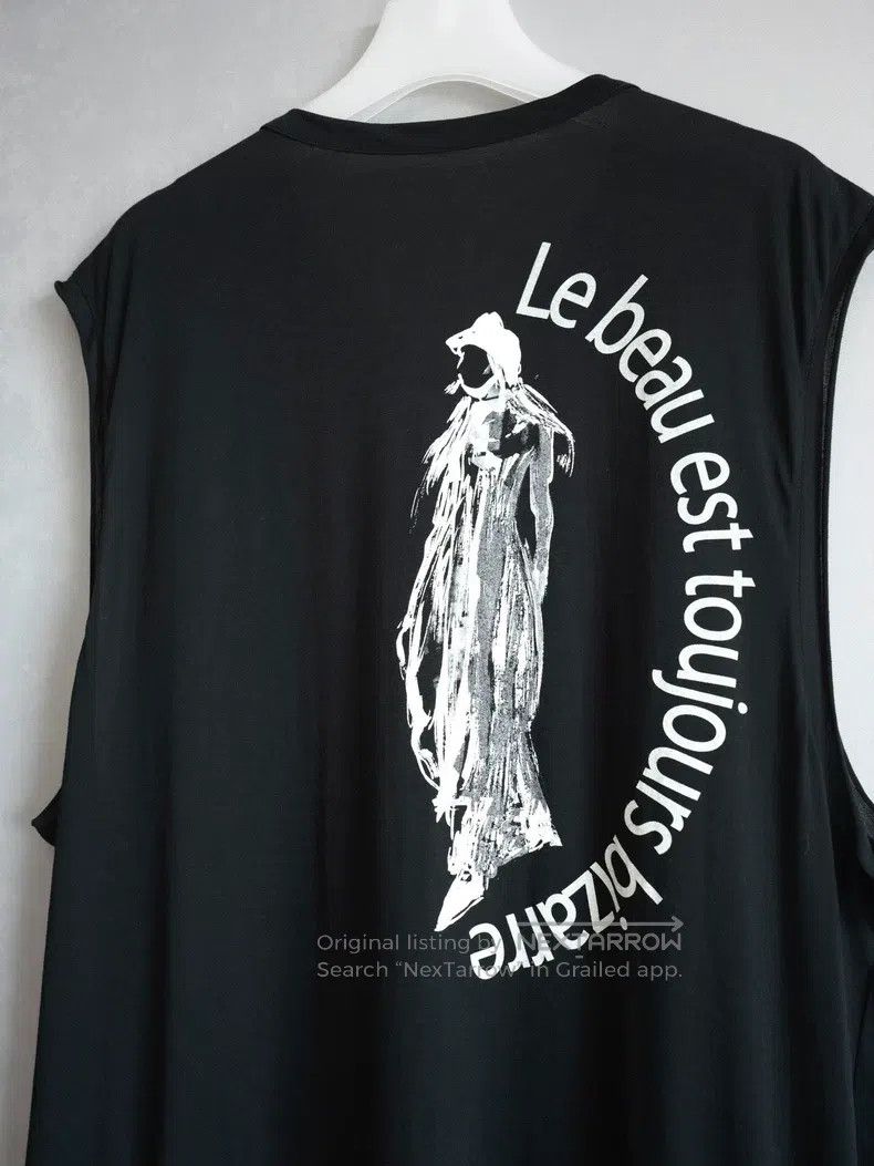 Other YOHJI YAMAMOTO Sleeveless printed long shirt Size US L / EU 52-54 / 3 - 5 Thumbnail