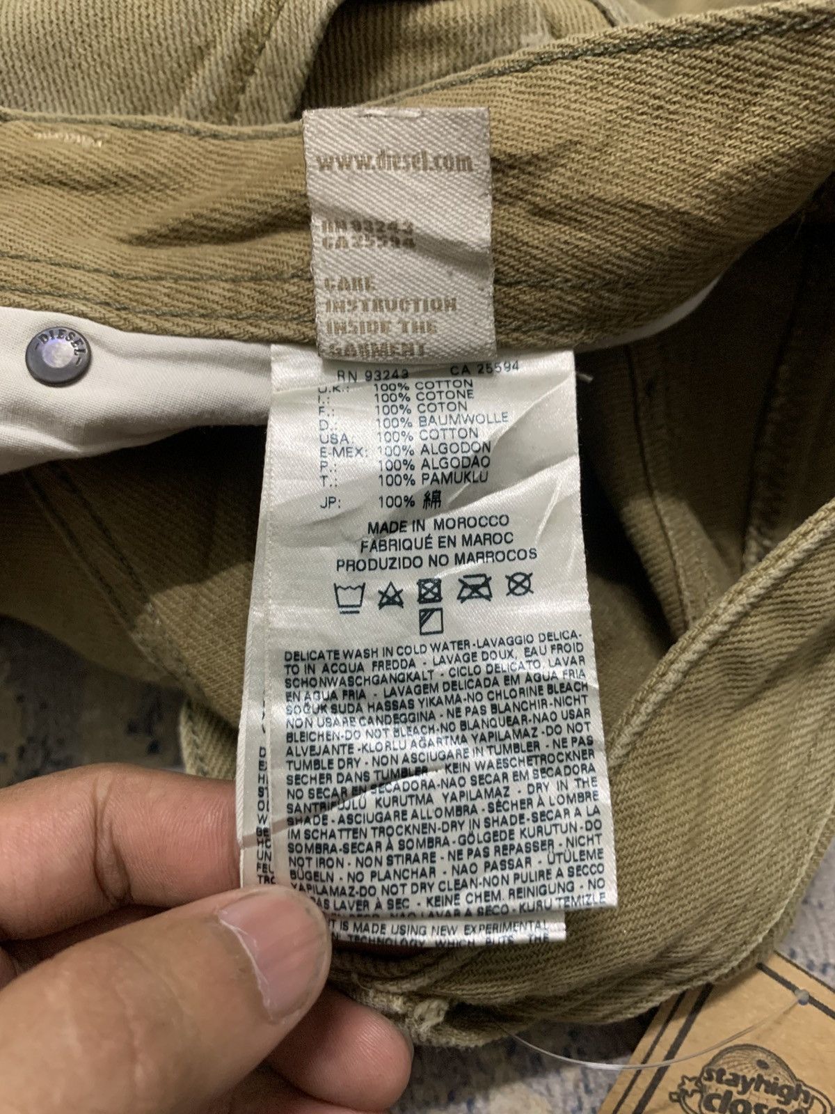 Diesel 32x30 Diesel Darron Regular Slim Tapered Faded Jeans Size US 32 / EU 48 - 15 Thumbnail
