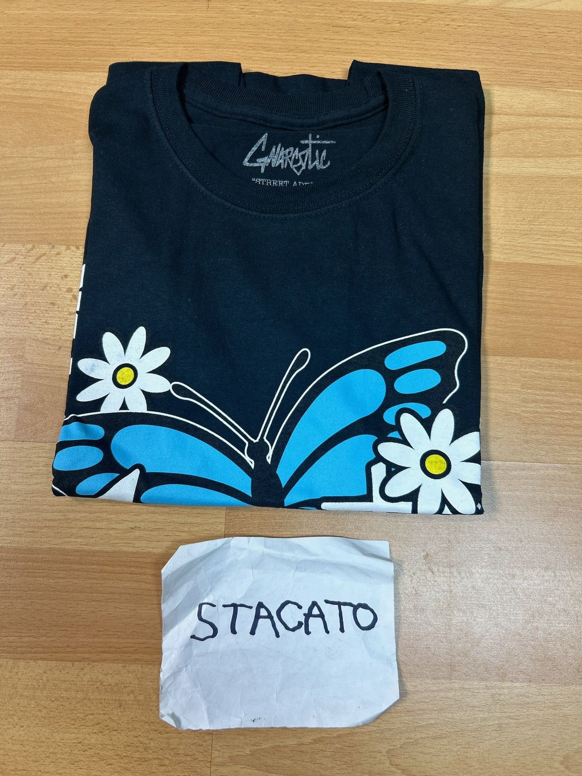 Gnarcotic × Rap Tees Gnarcotic Lil Gnar Butterfly Tee Black Size US S / EU 44-46 / 1 - 5 Thumbnail