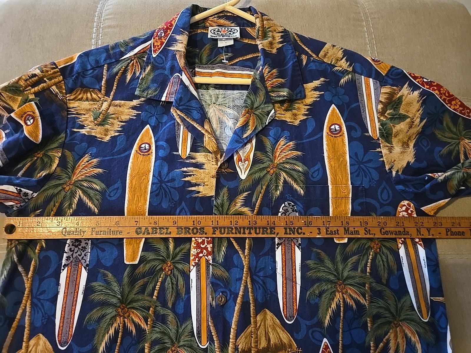 Pacific Legend Hawaiian Surf Mens Size XL Pacific Legend Shirt Beach Aloha Size US XL / EU 56 / 4 - 5 Thumbnail