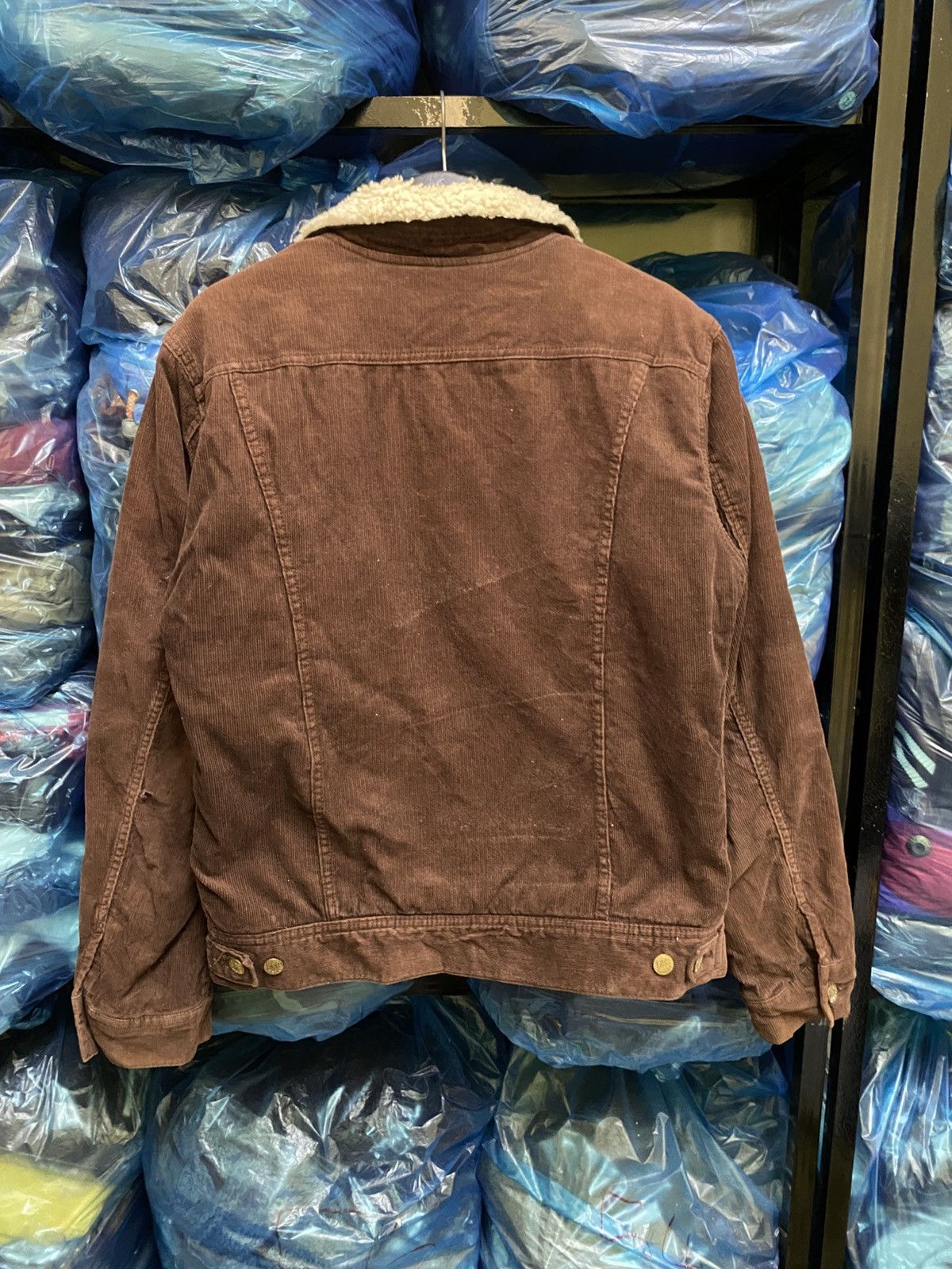 Lee Vintage Lee Storm Rider Corduroy Sherpa Jacket Brown – Men’s Size US L / EU 52-54 / 3 - 9 Thumbnail