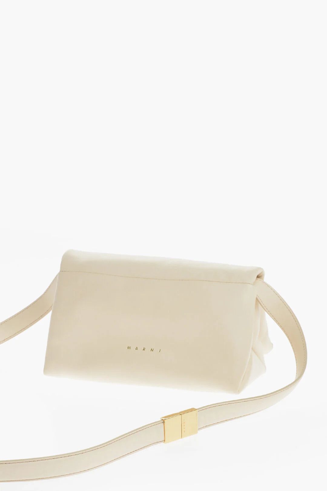 Marni og1mm0326 Size: OS / Leather Shoulder Bag in Beige Size ONE SIZE - 2 Thumbnail