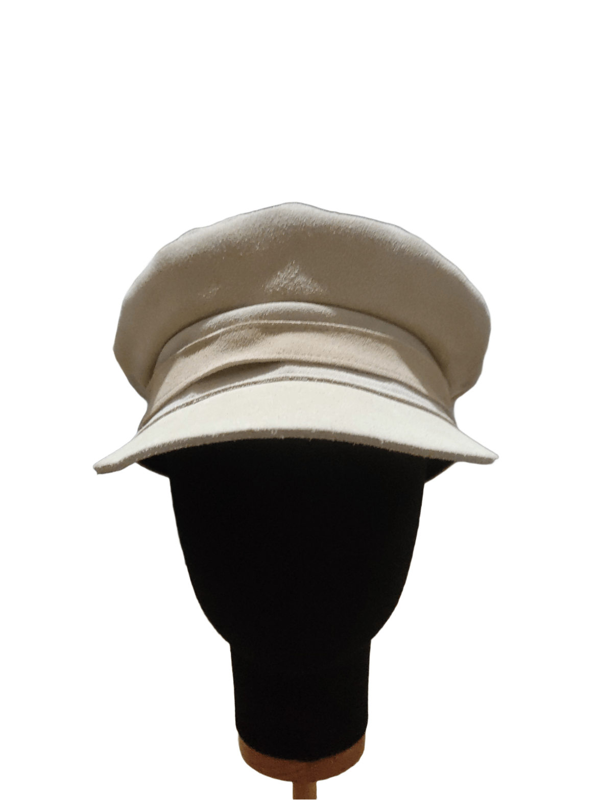 Lack of Color Lack of Color Beige Baker Boy Hat Leather Size ONE SIZE - 3 Thumbnail