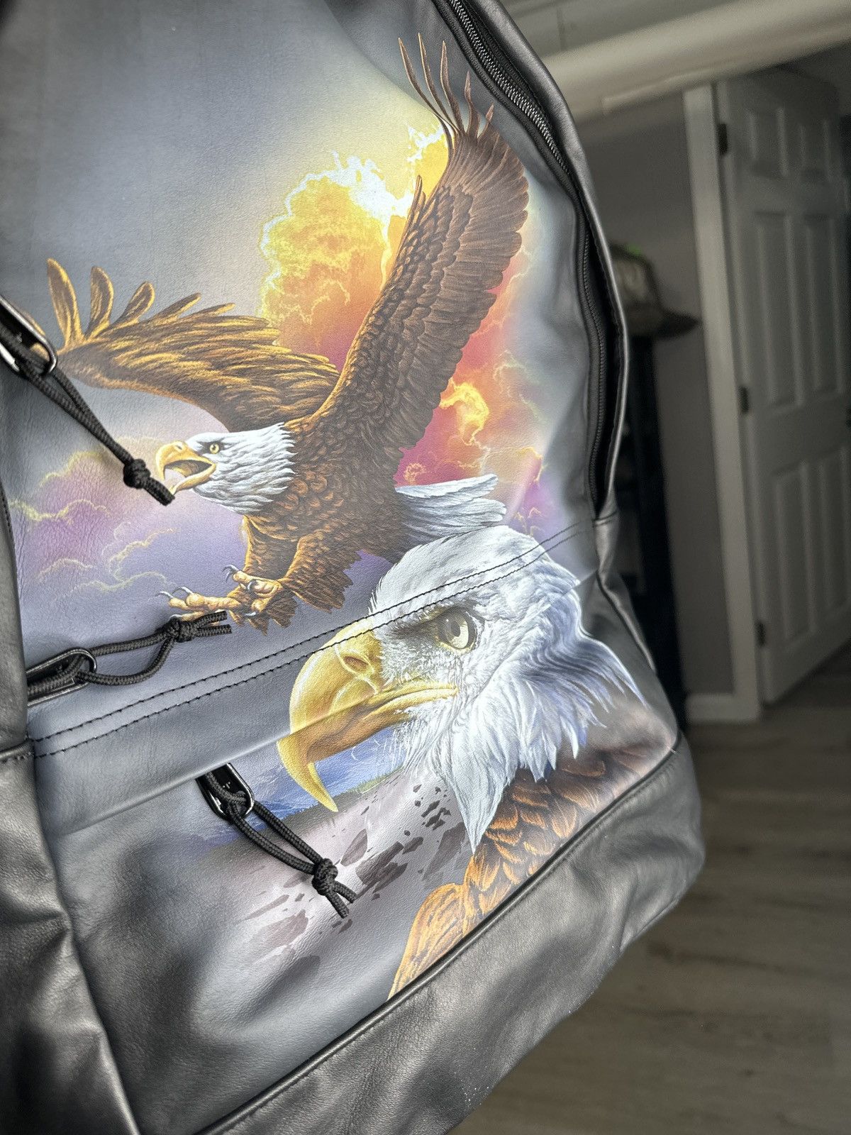 Maison Margiela × Supreme Supreme MM6 Maison Margiela Eagle Leather Backpack Size ONE SIZE - 5 Thumbnail