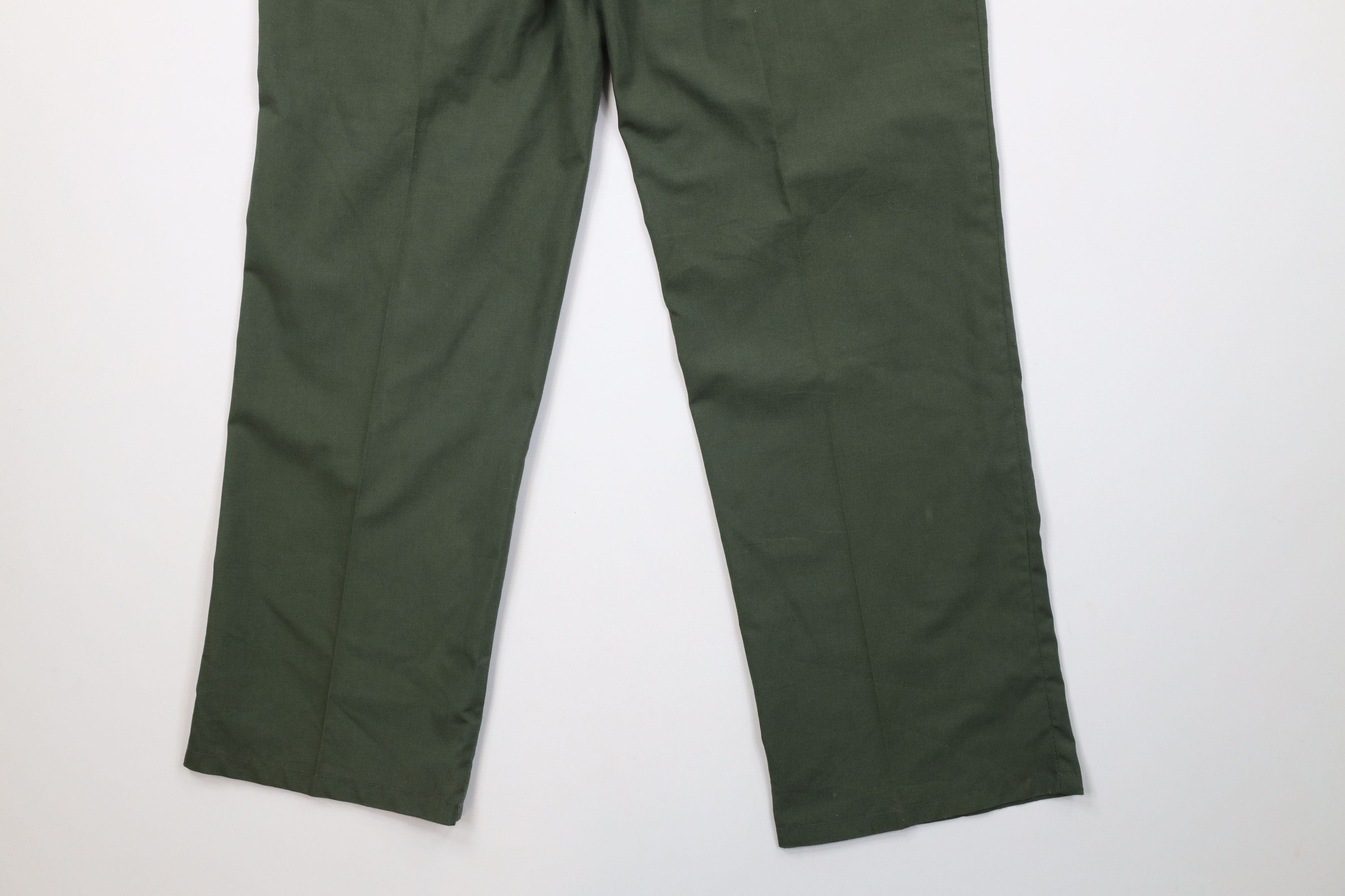 Vintage Vintage 60s Streetwear Wide Leg Chino Pants Green USA Size US 34 / EU 50 - 14 Thumbnail