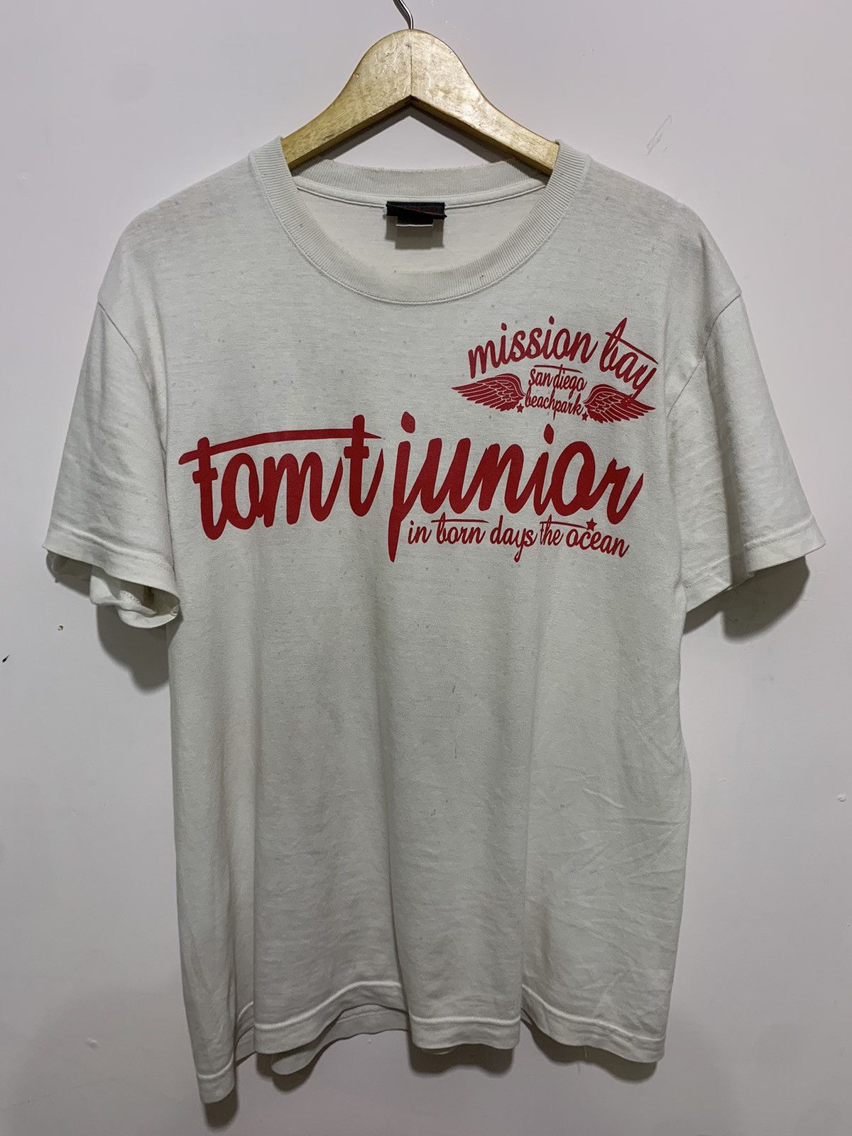 image of Hysteric Glamour Tmtjr Poem Shirt Y2K Hysteric Styled in White, Men's (Size Medium)