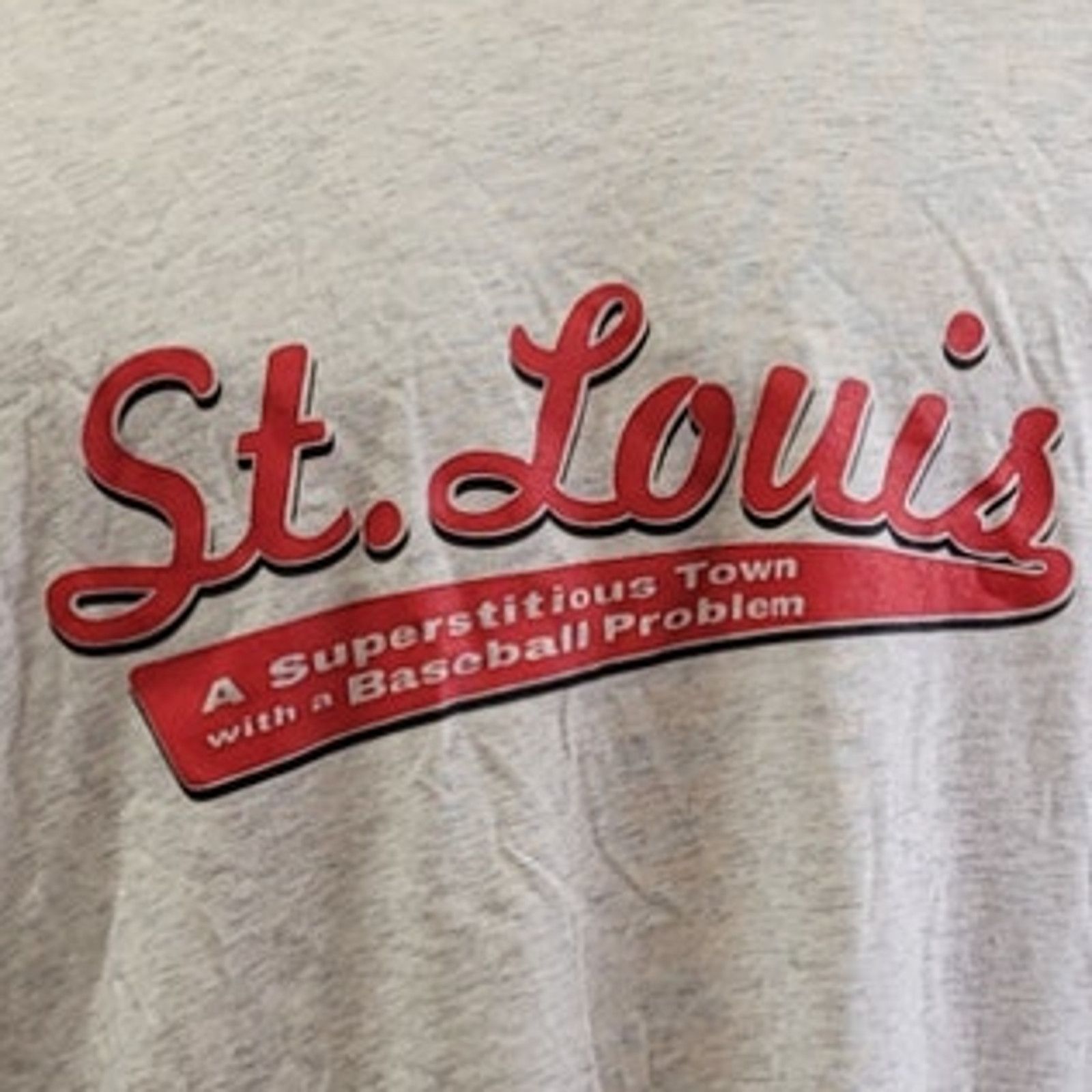 Next Level Apparel New Mens Medium St Louis Baseball Town 3/4 Sleeve Tee Shirt Size US M / EU 48-50 / 2 - 2 Thumbnail