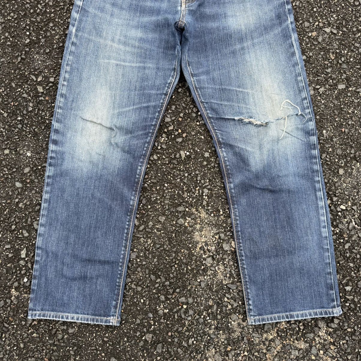 Edwin W36 Vintage edwin denim faded rippep jean pants Size US 36 / EU 52 - 4 Thumbnail