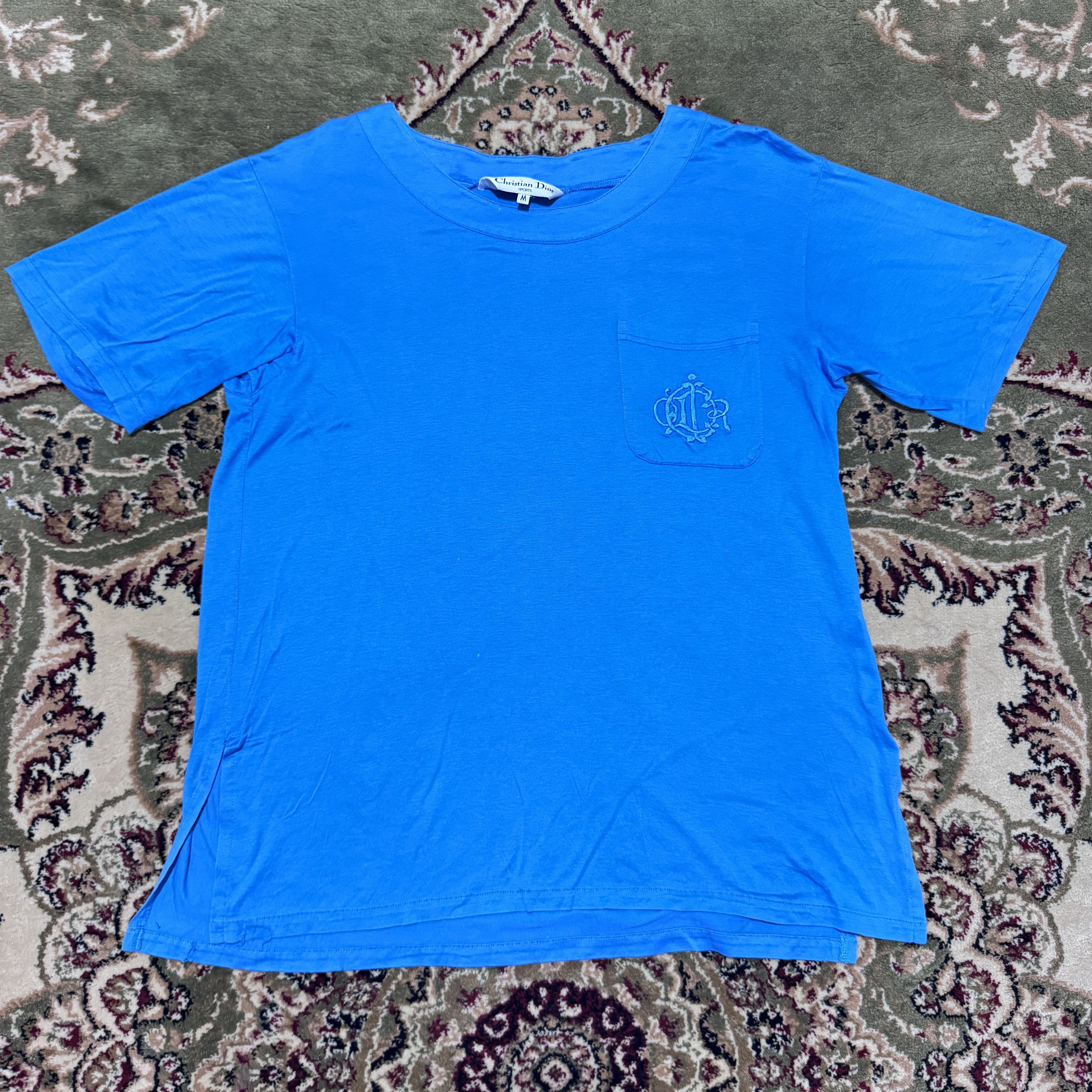 Christian Dior Monsieur Vintage Christian Dior Sport Single Pocket T shirt Size US M / EU 48-50 / 2 - 1 Thumbnail