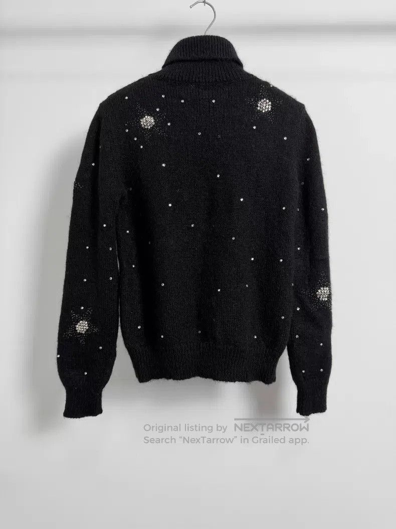 Saint Laurent Paris Saint Laurent Paris Black High-neck Rhinestone Starry Moha Size US S / EU 44-46 / 1 - 2 Thumbnail