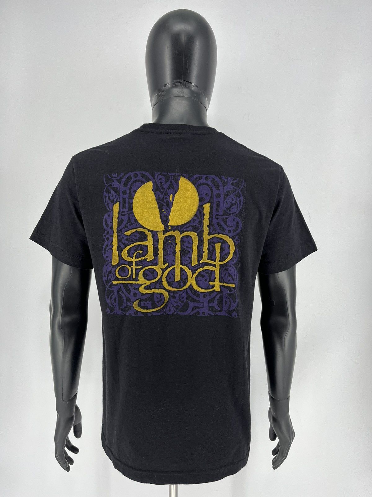 Band Tees × Vintage Vintage Lamb Of God Y2K Tshirt Tee Horror Face Size US L / EU 52-54 / 3 - 8 Thumbnail