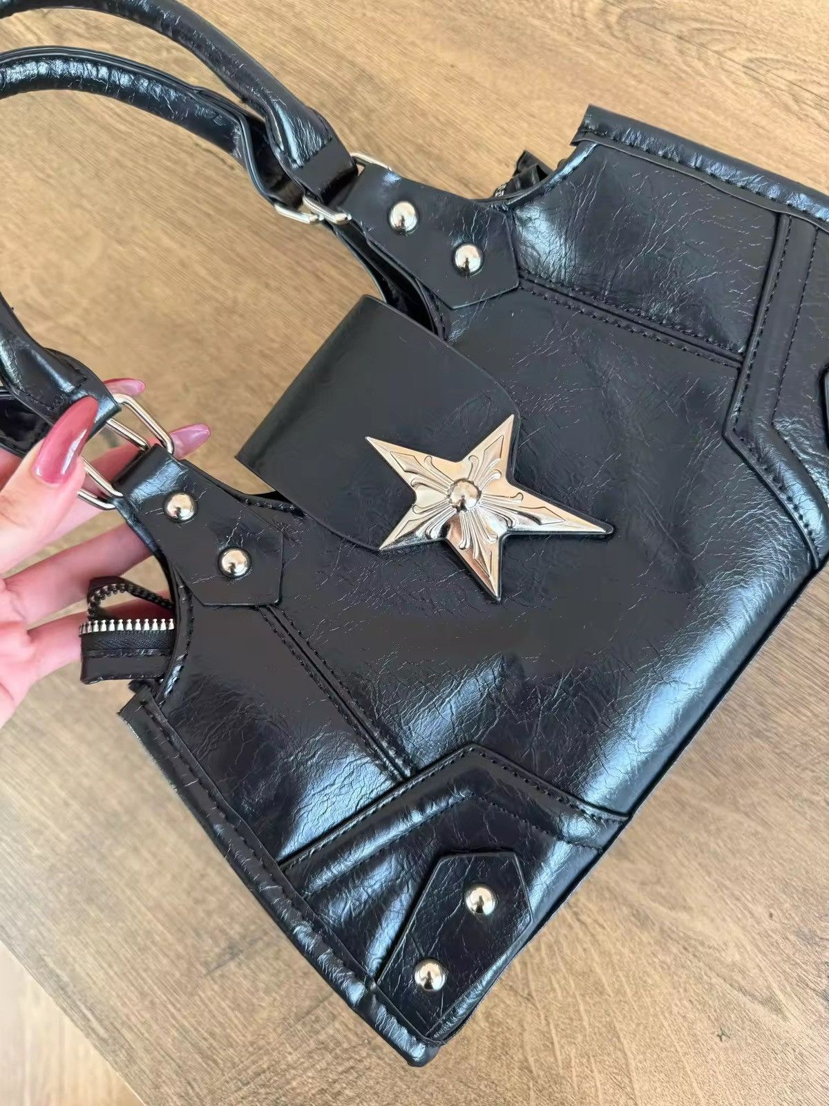 Japanese Brand × Vintage Y2K Korean Gothic Star Bag Size ONE SIZE - 3 Thumbnail