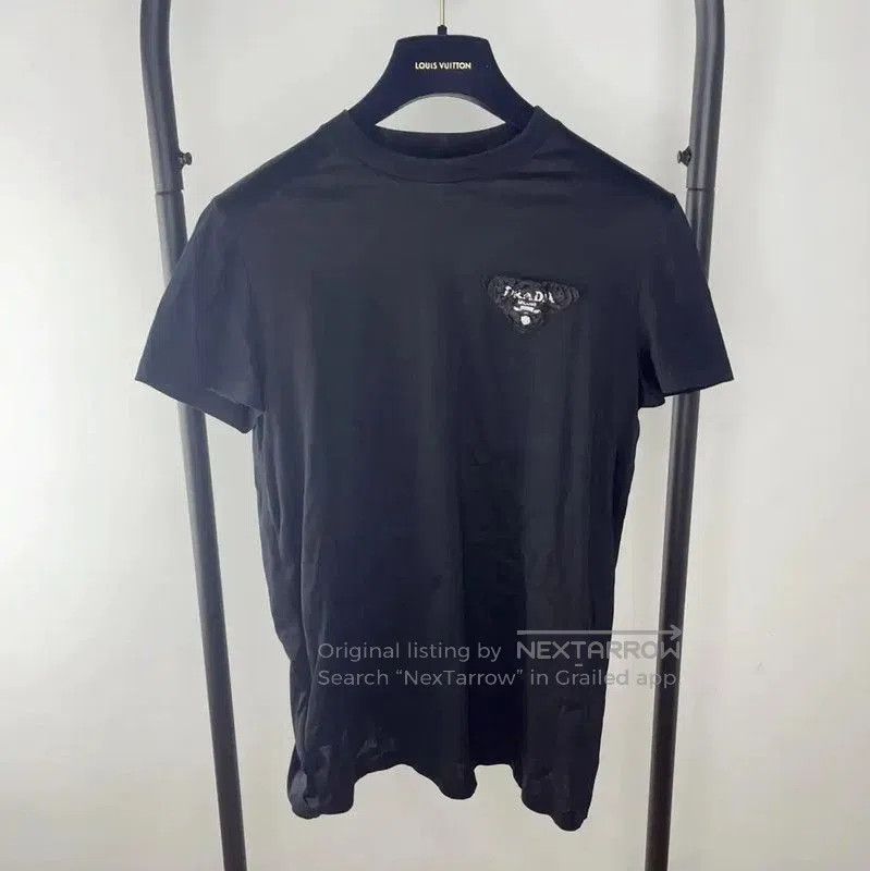 Other Prada Black Cotton Men's T-Shirt. Size US XS / EU 42 / 0 - 1 Thumbnail