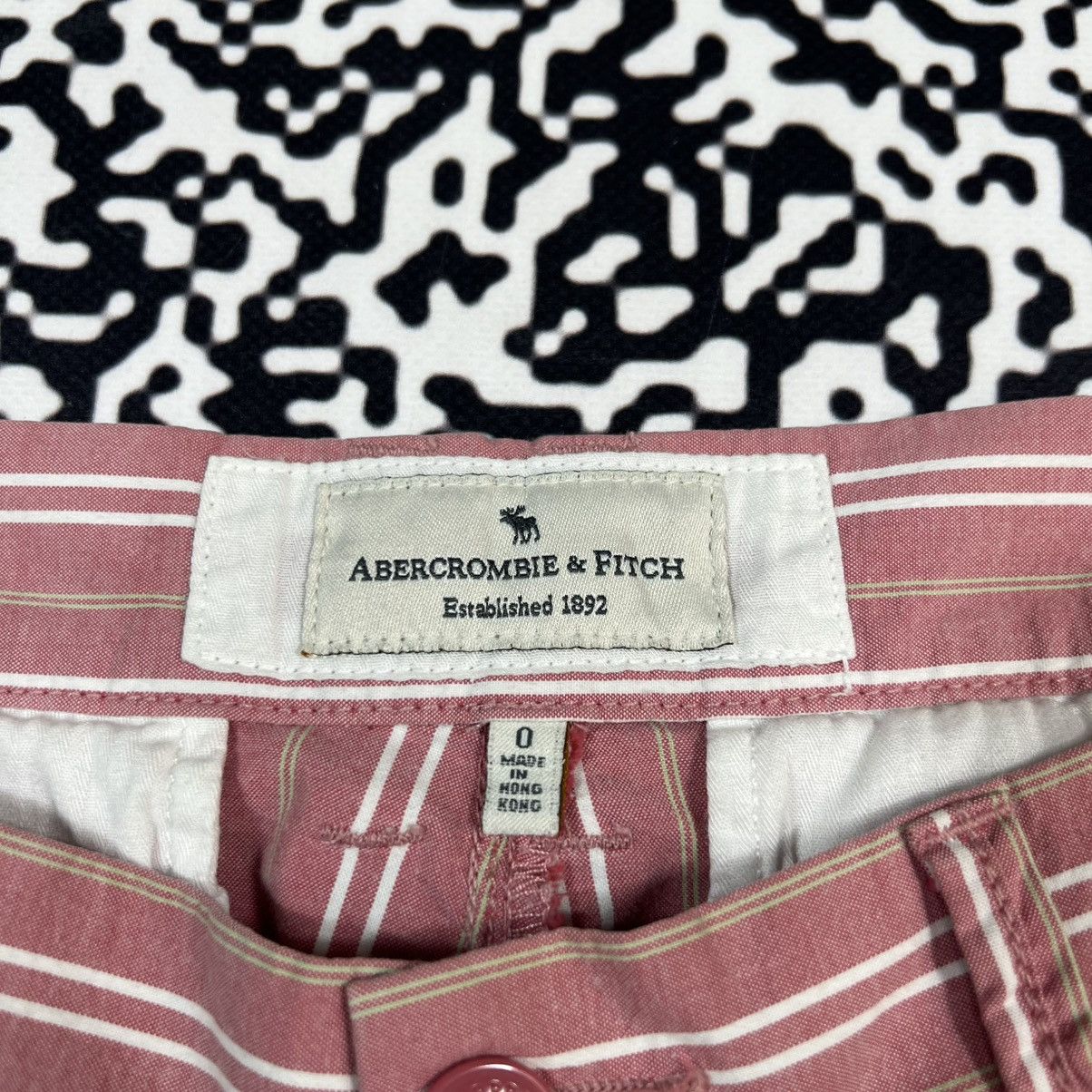 Abercrombie & Fitch Vintage Y2K Abercrombie Fitch Sexy Style Striped Mini Shorts Size 25" / US 0 / IT 36 - 12 Thumbnail