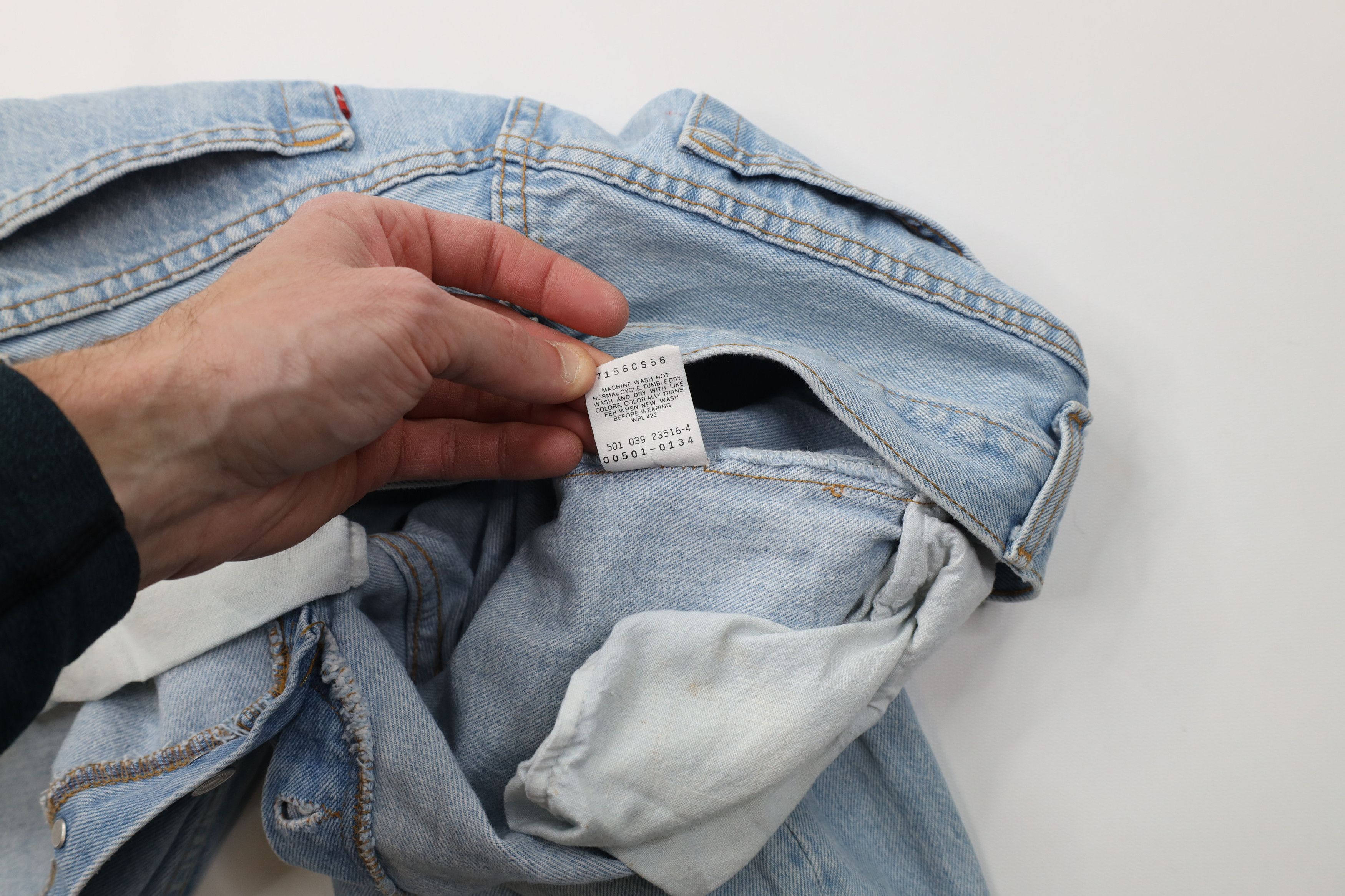 Levi's Vintage 80s Levis 501xx Button Fly Original Denim Jeans USA Size US 36 / EU 52 - 10 Thumbnail