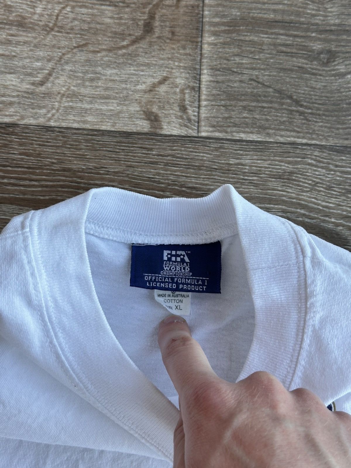 Formula 1 🔥 1997 Formula 1 One World Championship Racing T Shirt Shell Size US XL / EU 56 / 4 - 5 Thumbnail