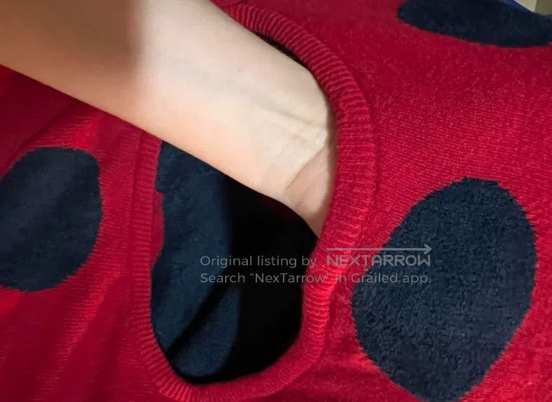 Vivienne Westwood Vivienne Westwood Thick Hooded Top Knit Sweater with Polka Size M / US 6-8 / IT 42-44 - 5 Thumbnail