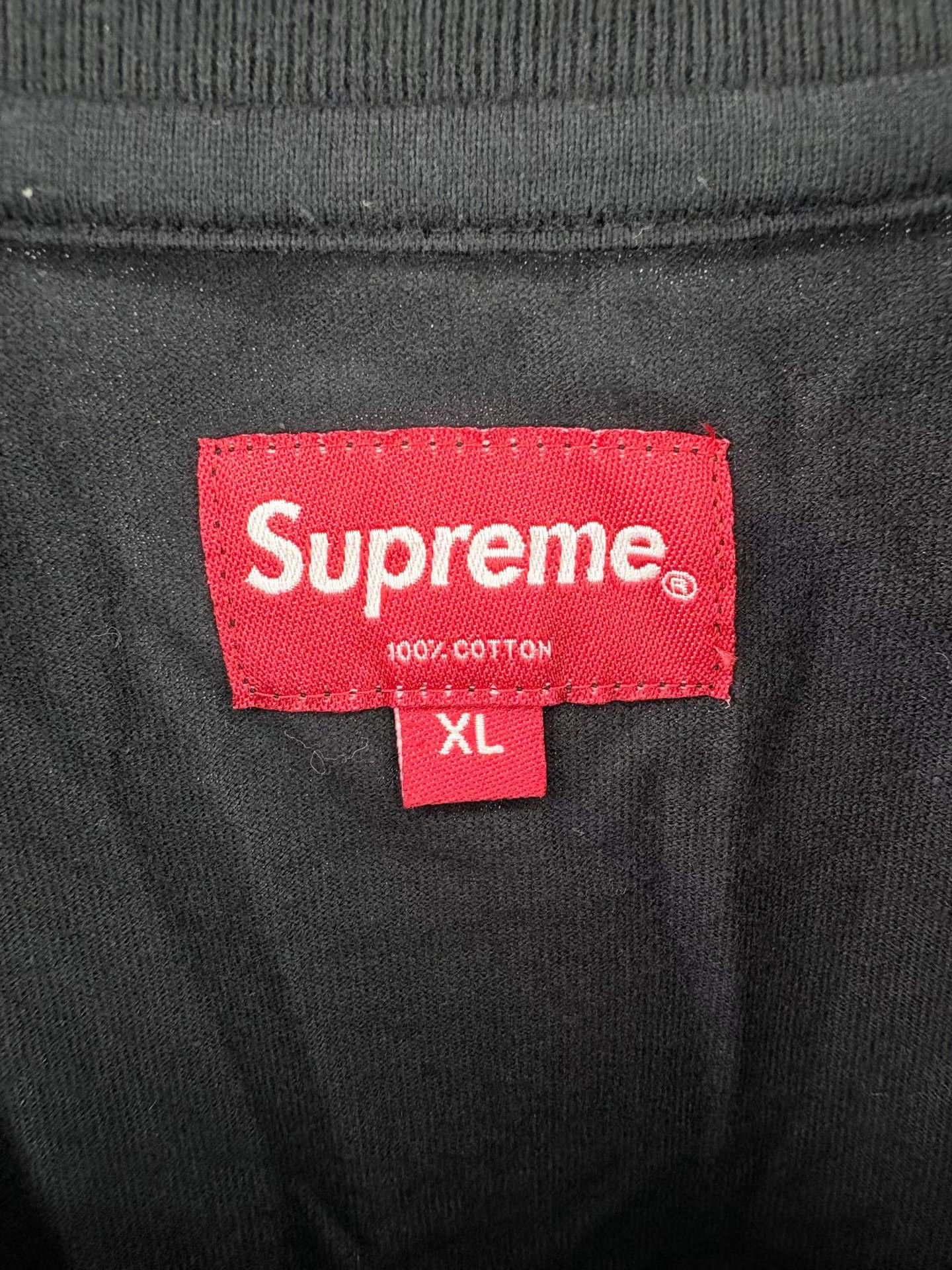 Supreme SUPREME Flag Embroidered Long Sleeve Sweatshirt Size US XL / EU 56 / 4 - 3 Thumbnail
