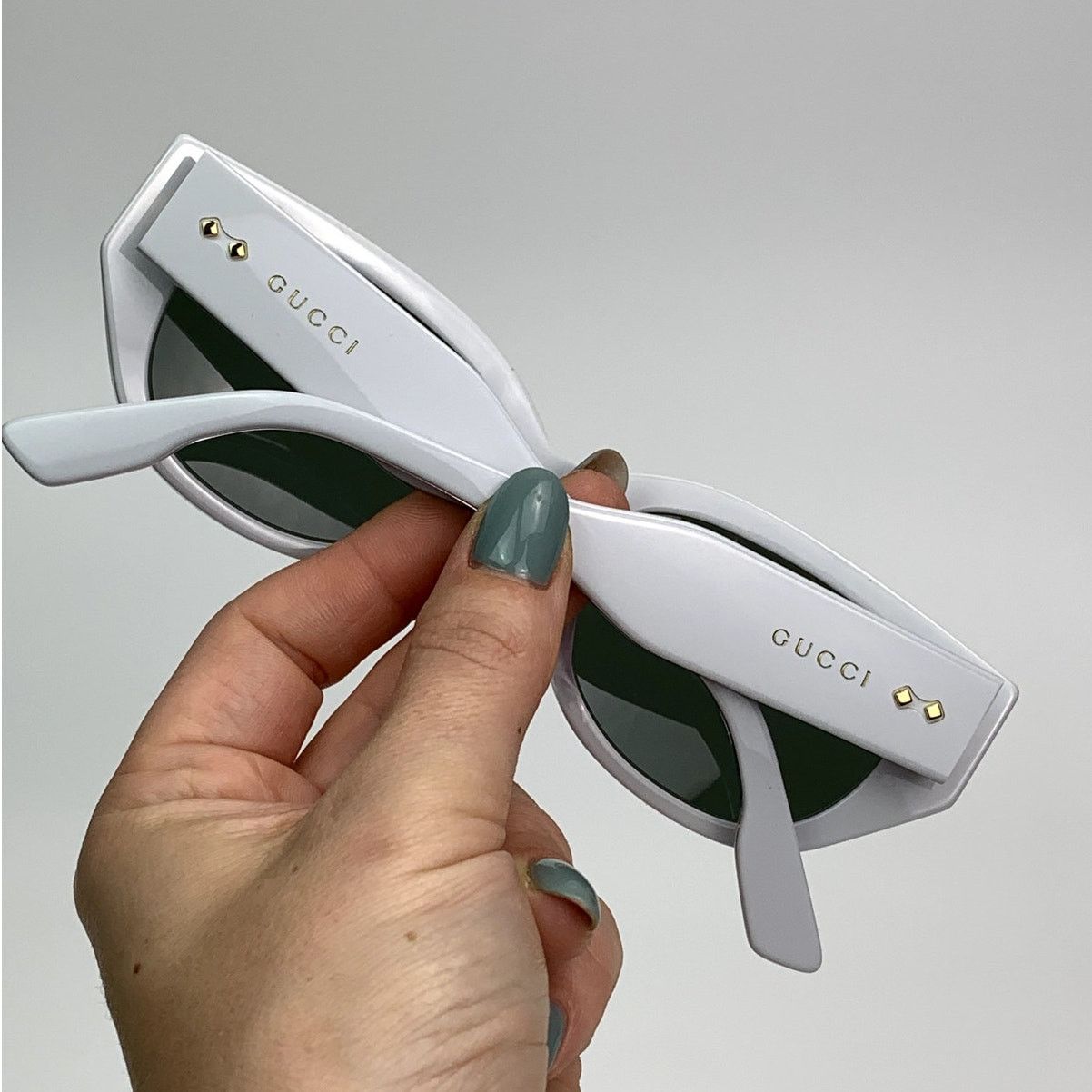 Gucci NEW Gucci GG1532SA 003 Grey Women Authentic Size ONE SIZE - 10 Thumbnail