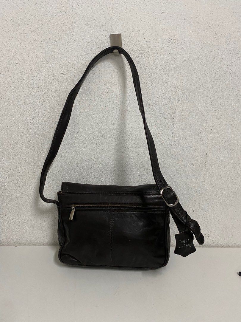Leather Sheep Leather Sling Bag Size ONE SIZE - 3 Thumbnail