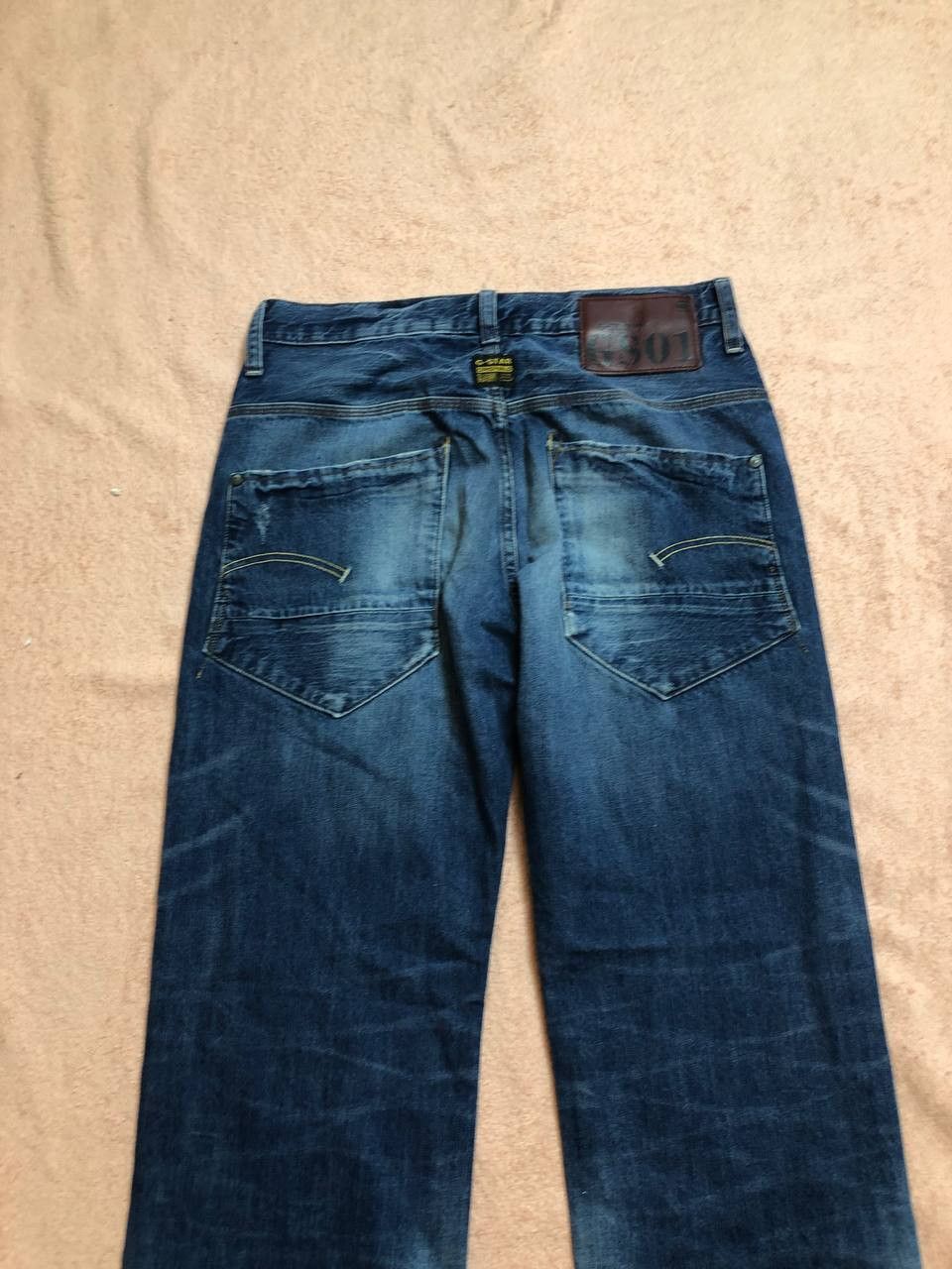 G-Star STREETWEAR G STAR Vintage Wash Jeans Regular Fit Size US 30 / EU 46 - 19 Thumbnail