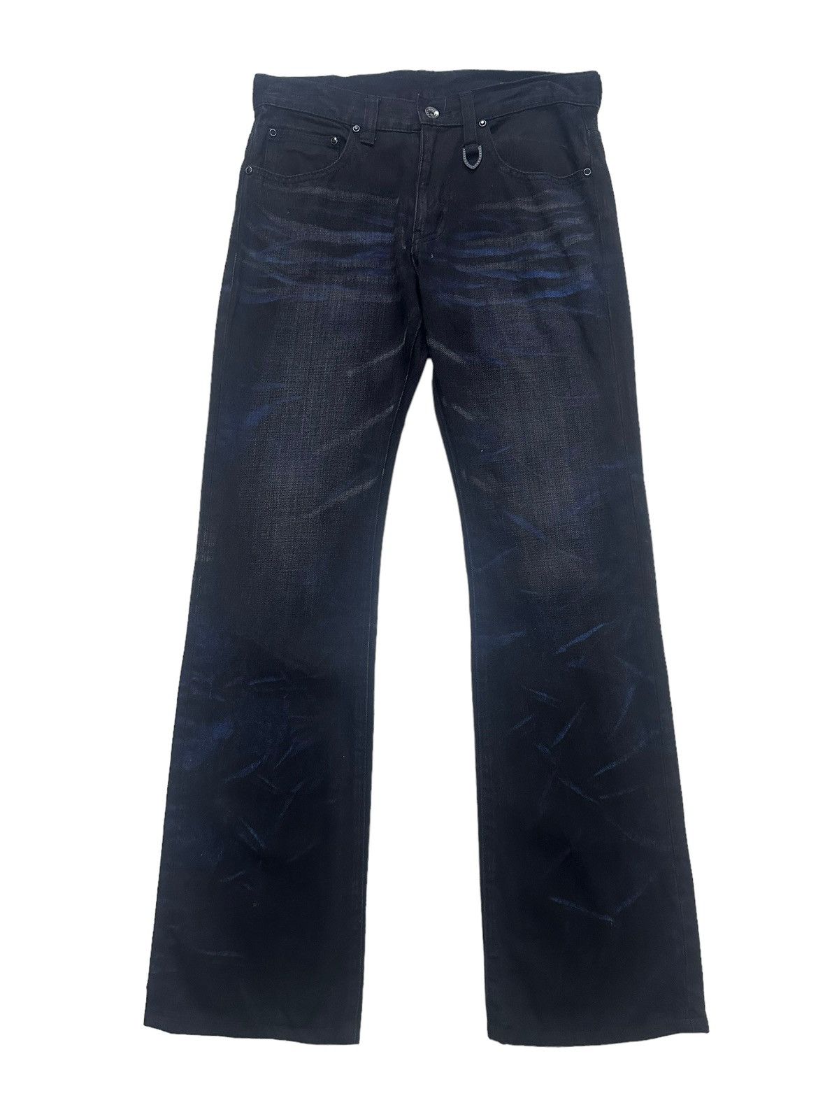 Hysteric Glamour GRAIL 🇯🇵 90s Flare Semantic Design Snake Print Denim Pants Size US 32 / EU 48 - 1 Thumbnail