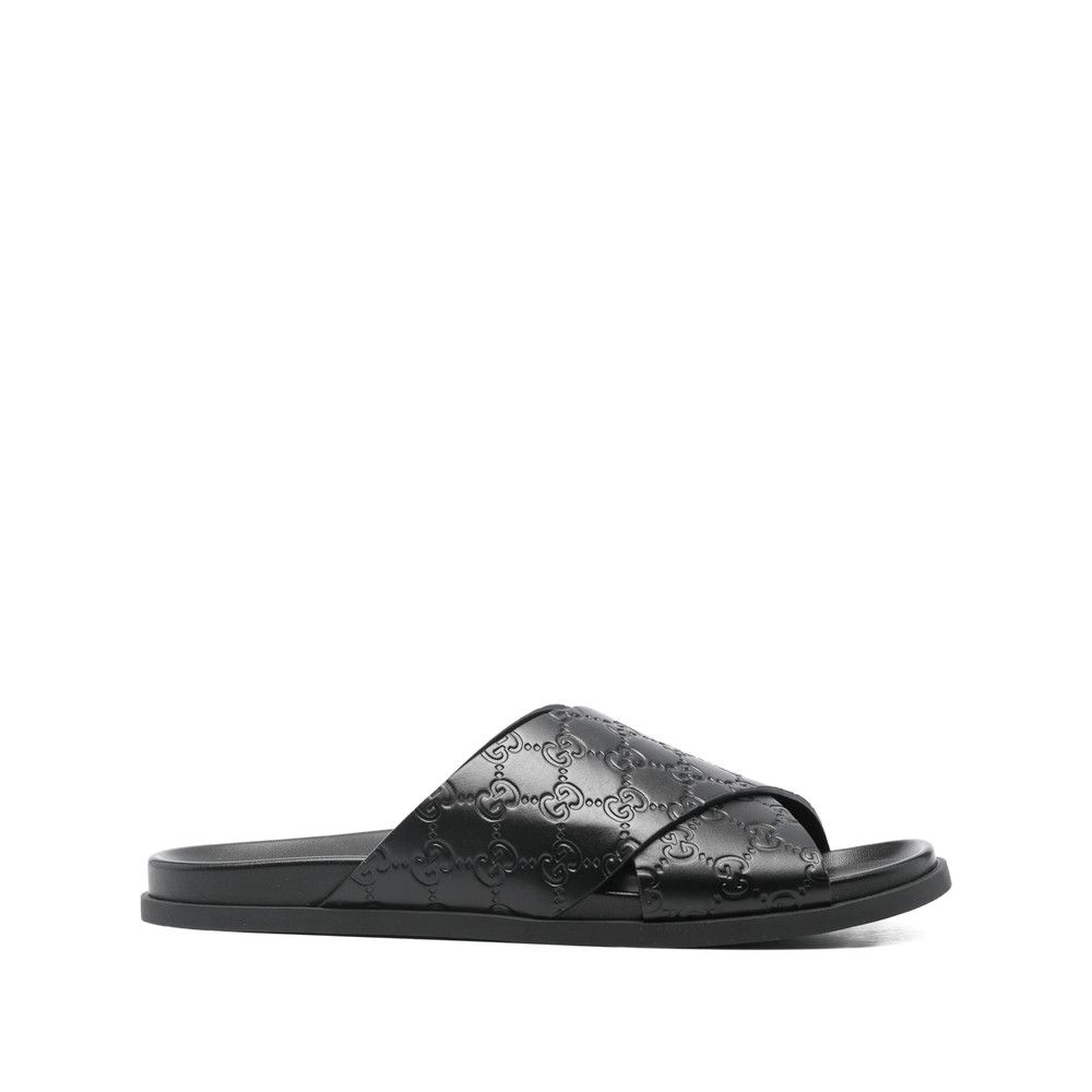 Gucci Gucci BLACK Sandals Size US 8 / EU 41 - 1 Thumbnail