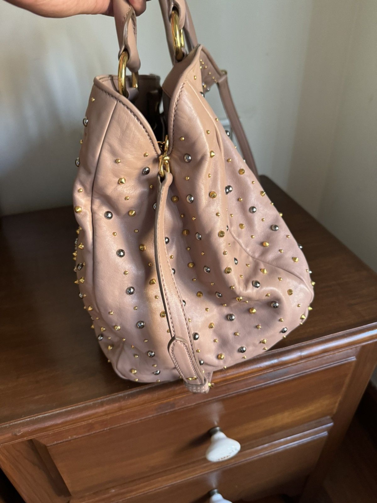 Miu Miu Miu Miu Studded bag Size ONE SIZE - 5 Thumbnail