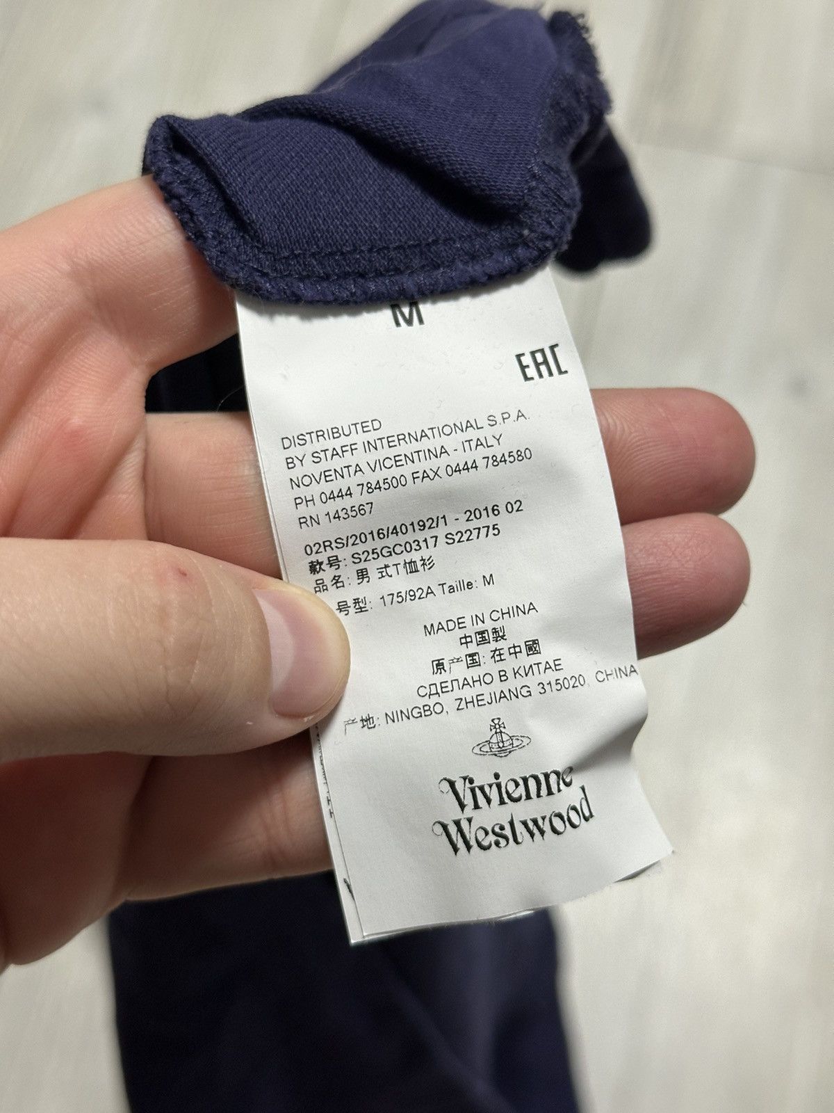 Vivienne Westwood Vivienne Westwood Krall Polo Shirt Medium Navy Slim Fit Size US M / EU 48-50 / 2 - 6 Thumbnail