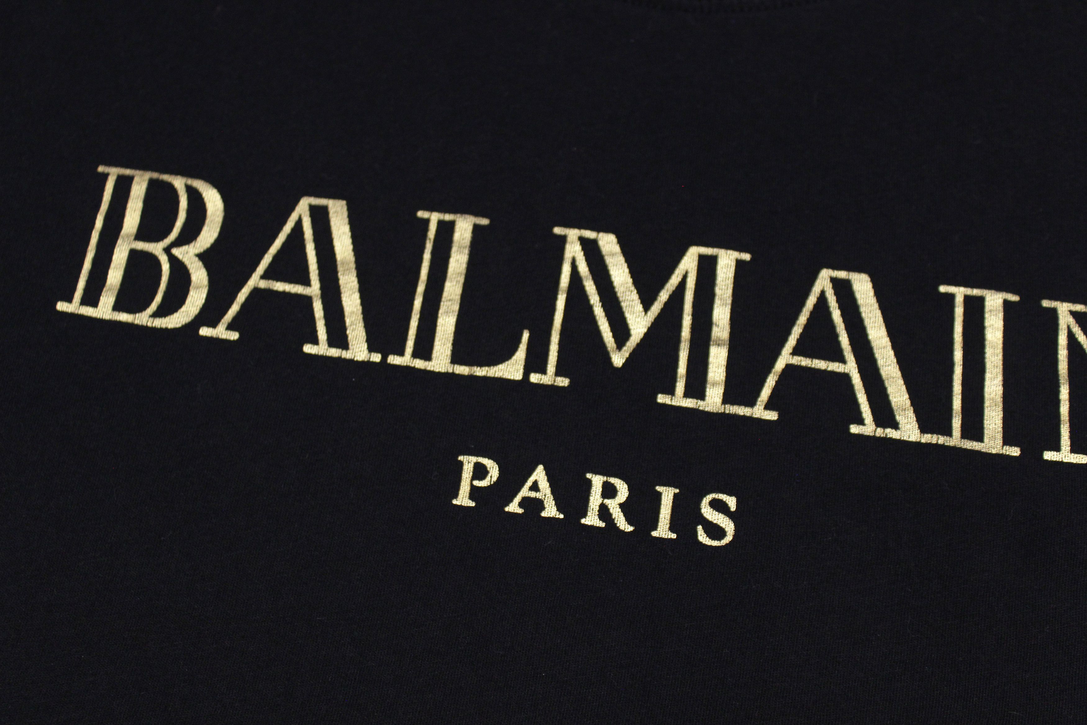 Balmain × H&M Big Logo T-Shirt Size S / US 4 / IT 40 - 4 Thumbnail